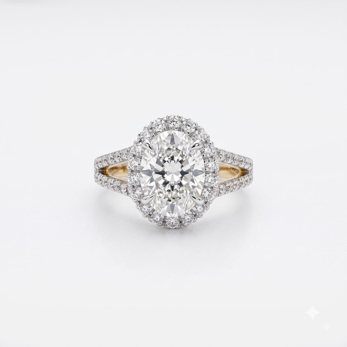 Devotion Halo Solitaire Lab Grown Diamond Ring