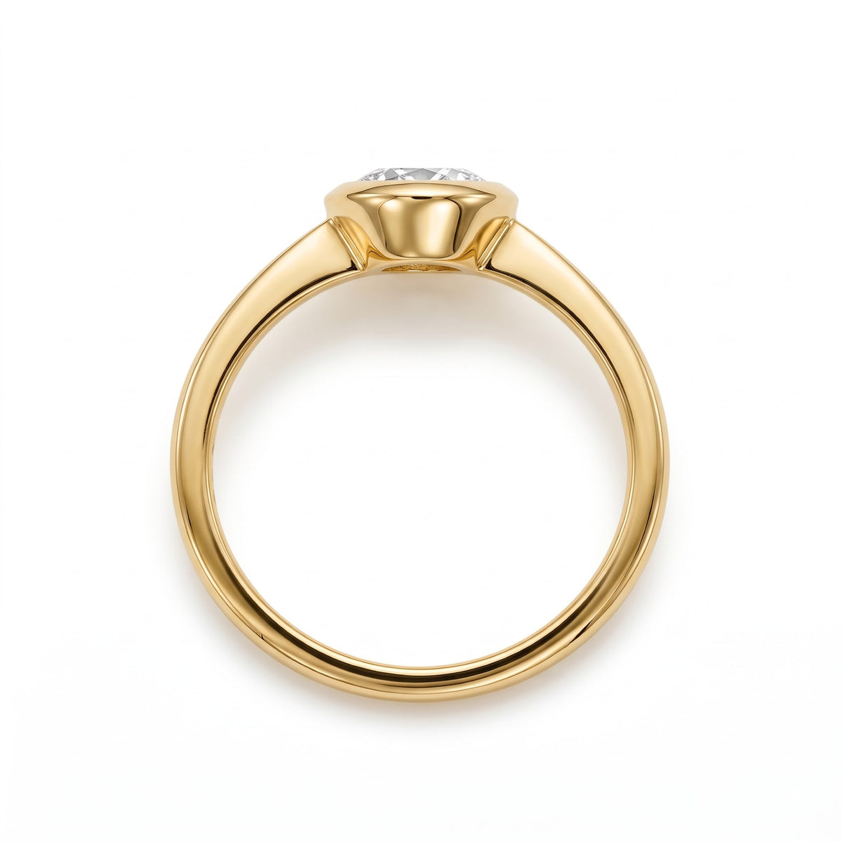 Veyra Bezel Lab Grown Diamond Ring