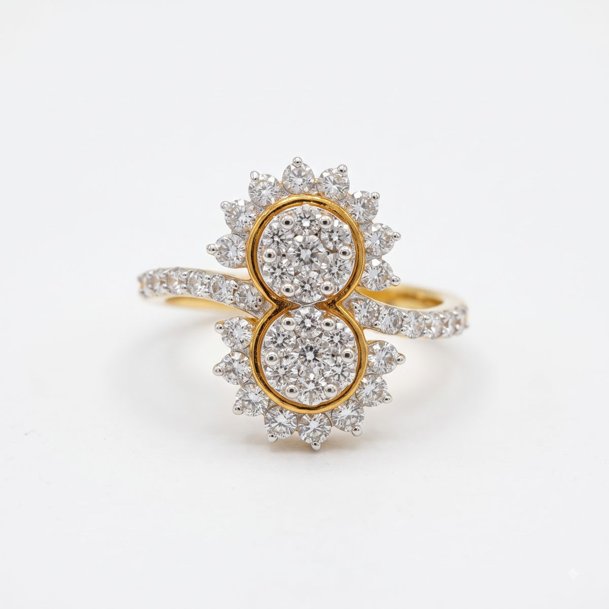 Elara Twin Radiance Lab Grown Diamond Ring