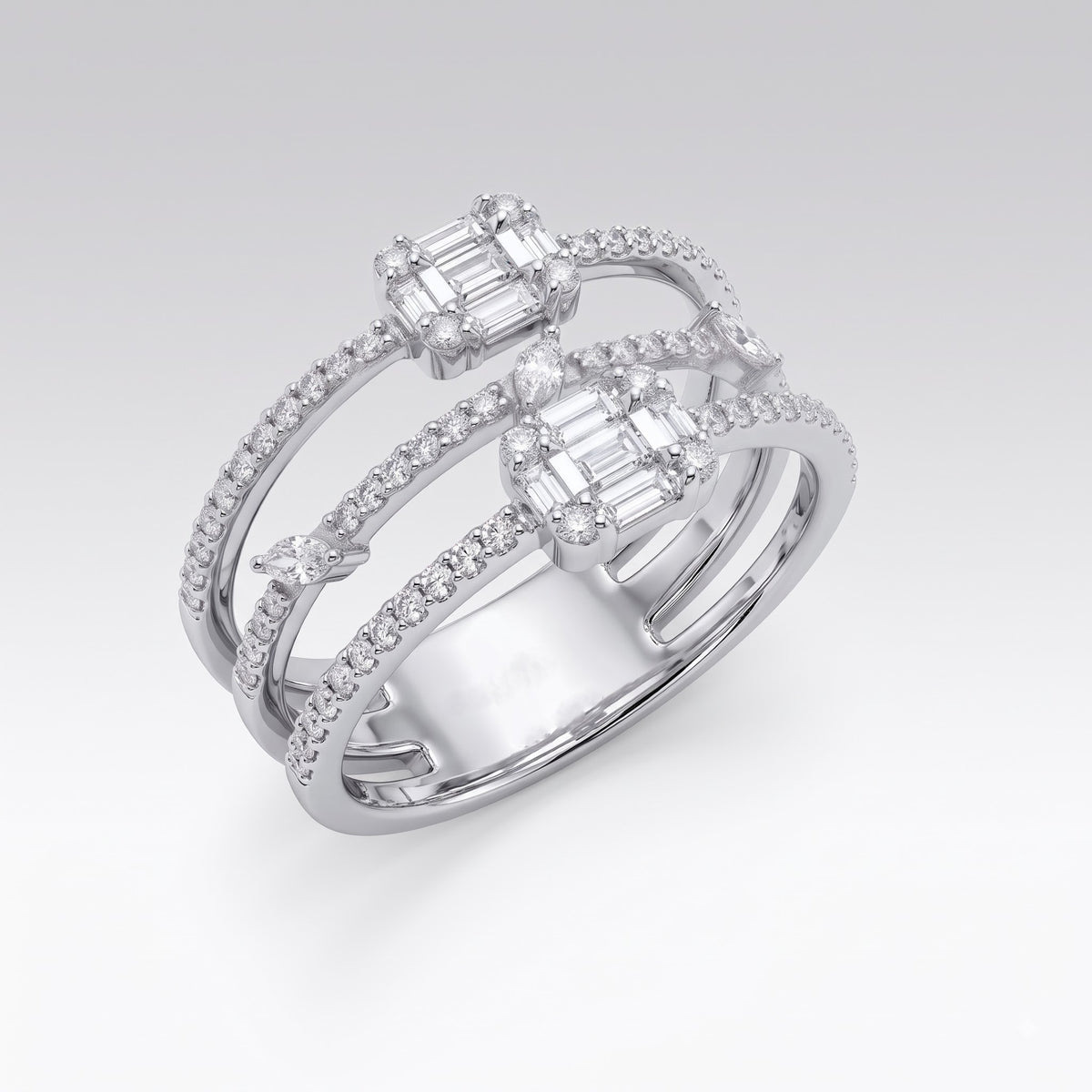 Paradigm Crossover Lab Grown Diamond Ring