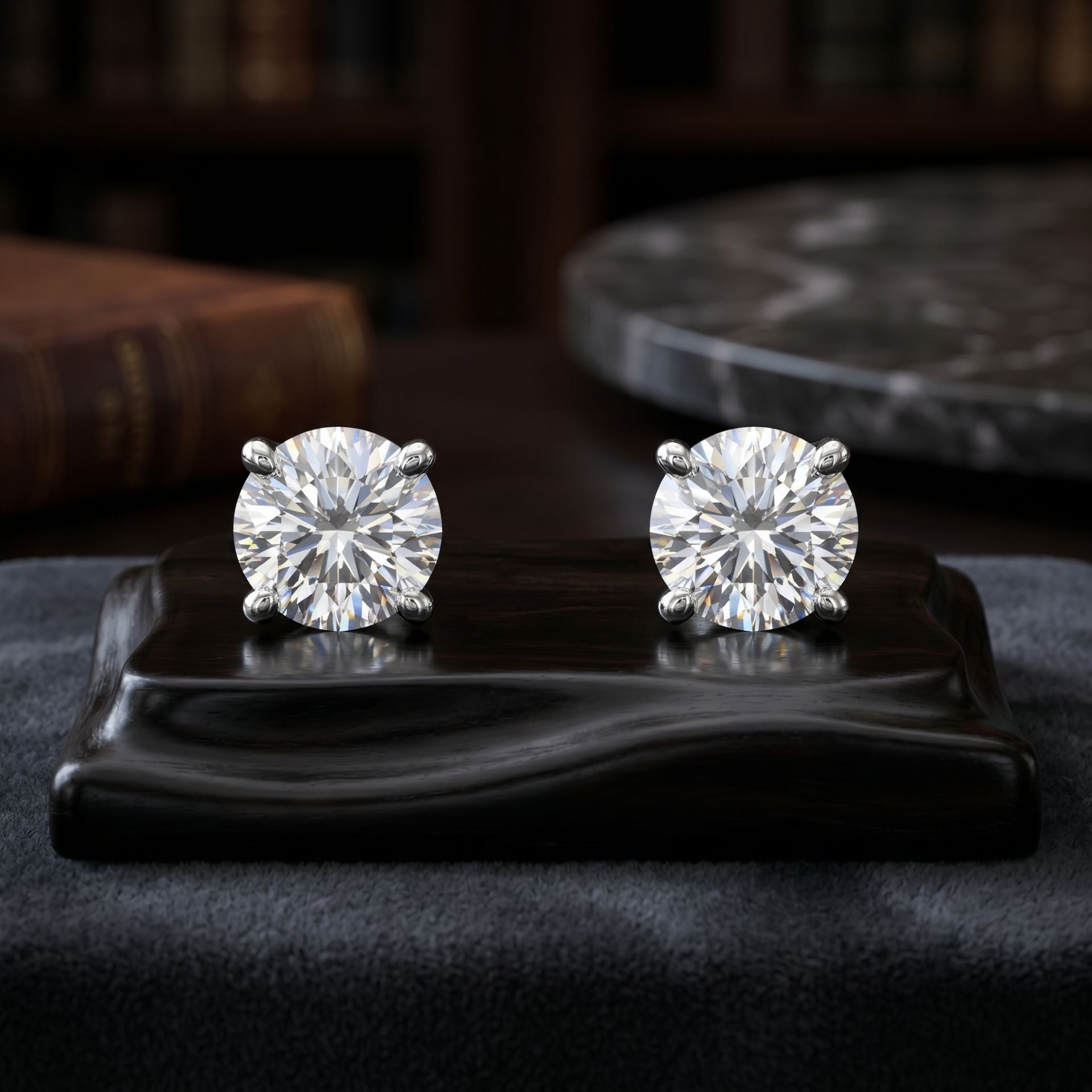 Glacial Drop Lab Grown Diamond Earrings