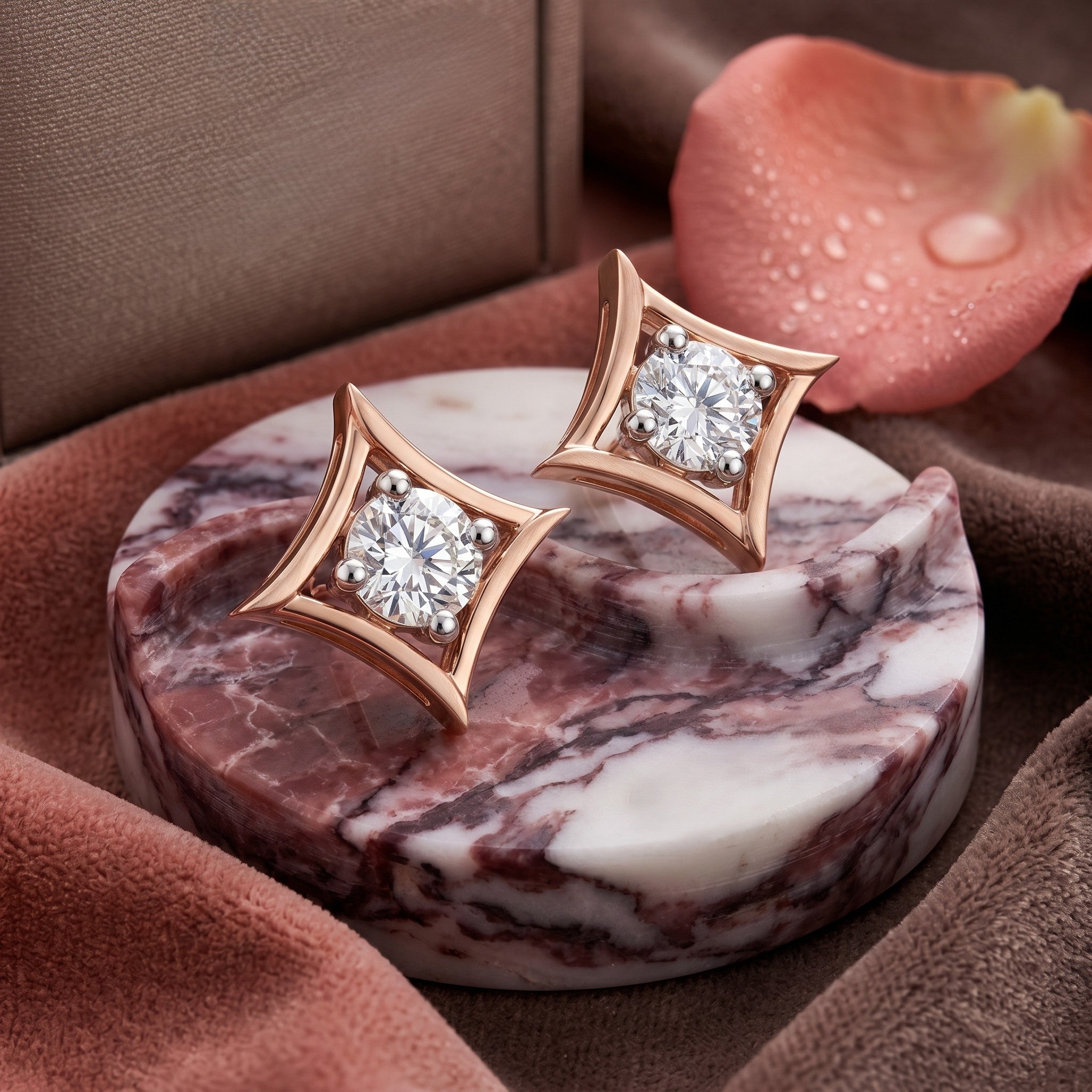HaloHorizon Kite Lab Grown Diamond Earrings