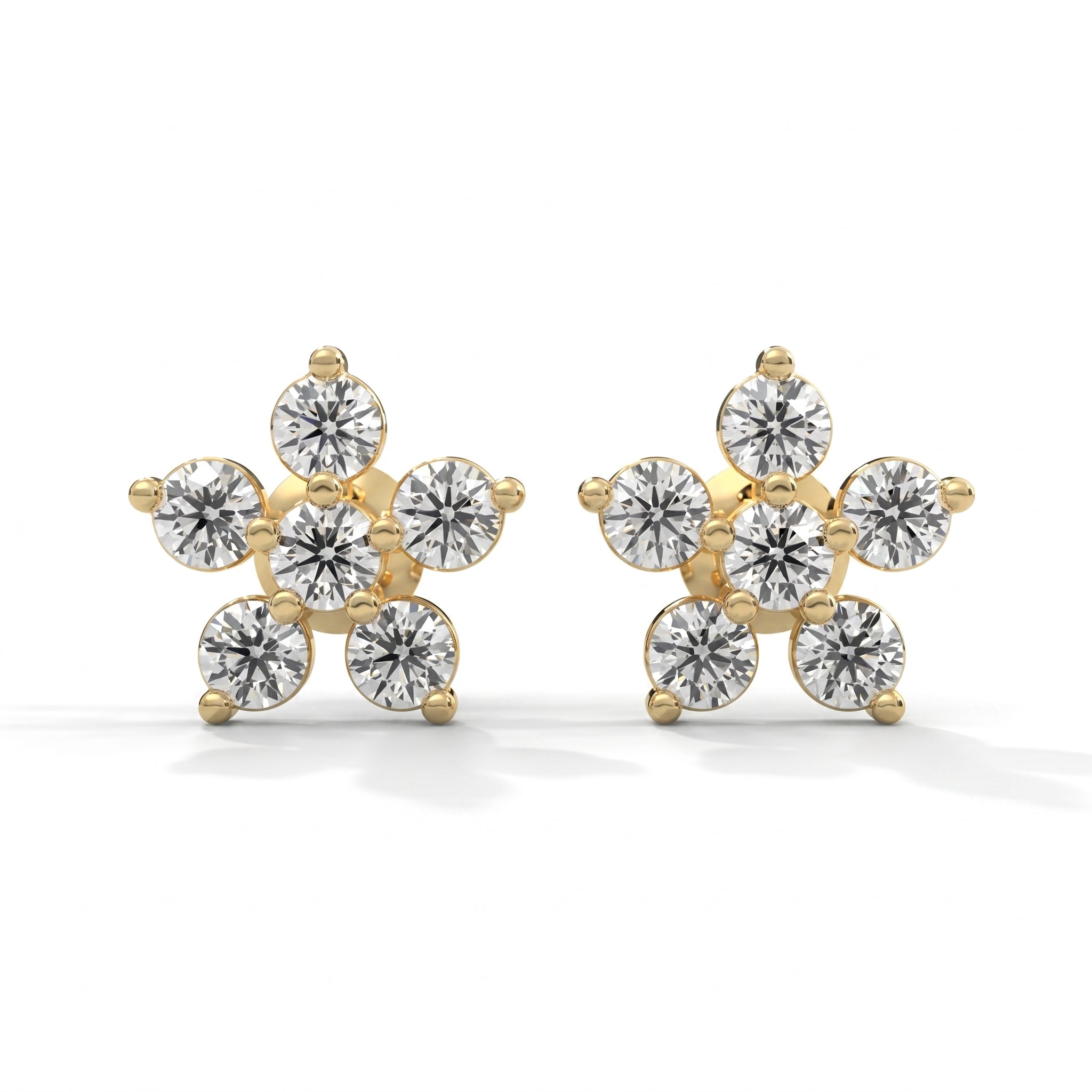 Blossom Lab Grown Diamond Stud Earrings