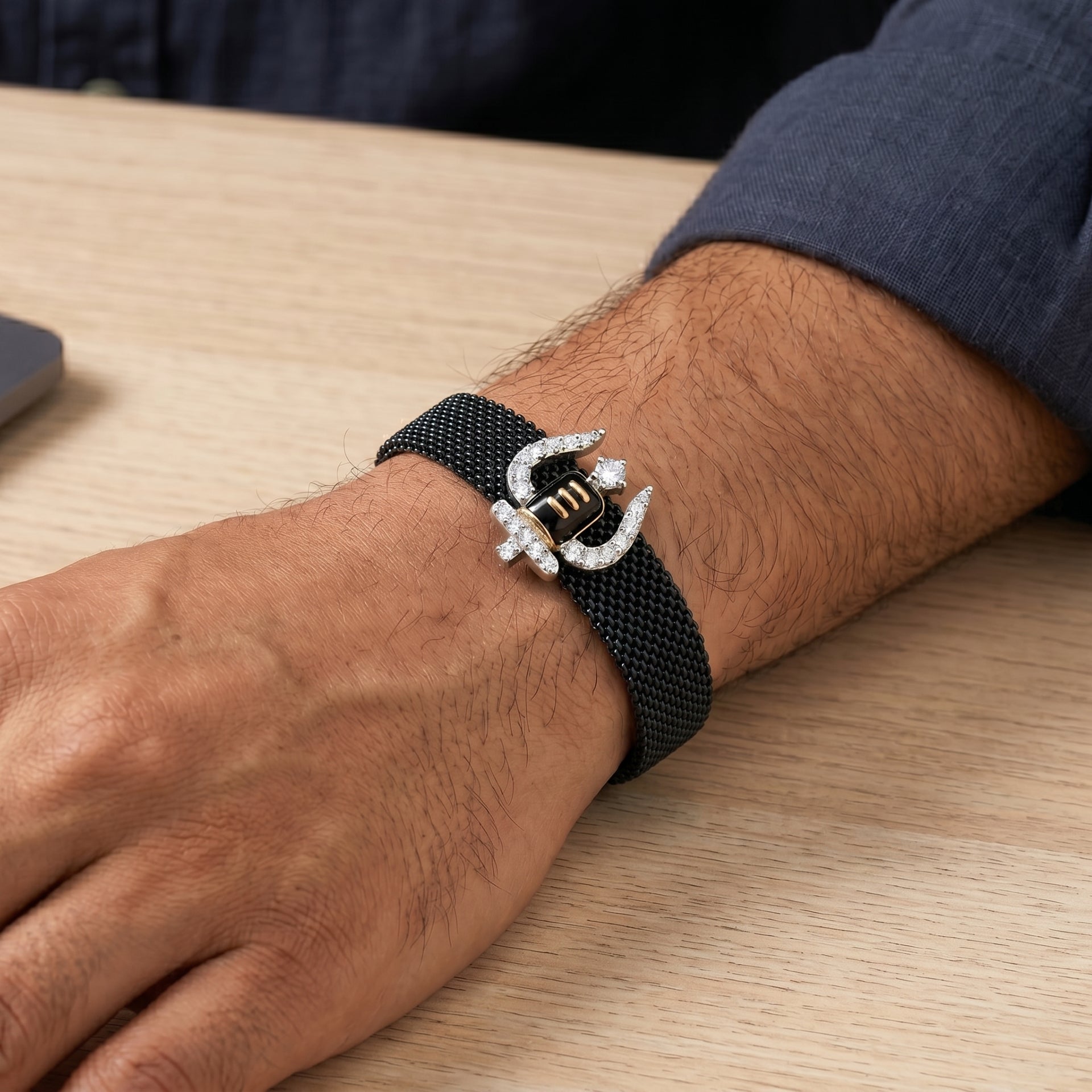 The Trishul Lab Grown Diamond Bracelet