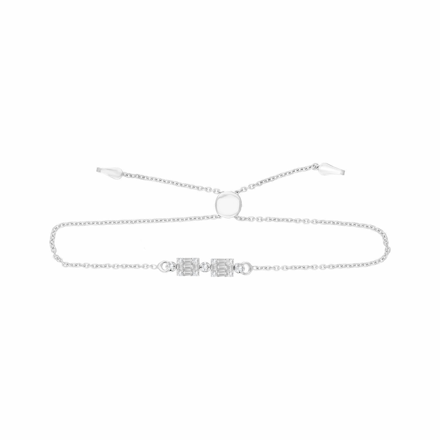 Baguette Beam Lab Grown Diamond Bracelet