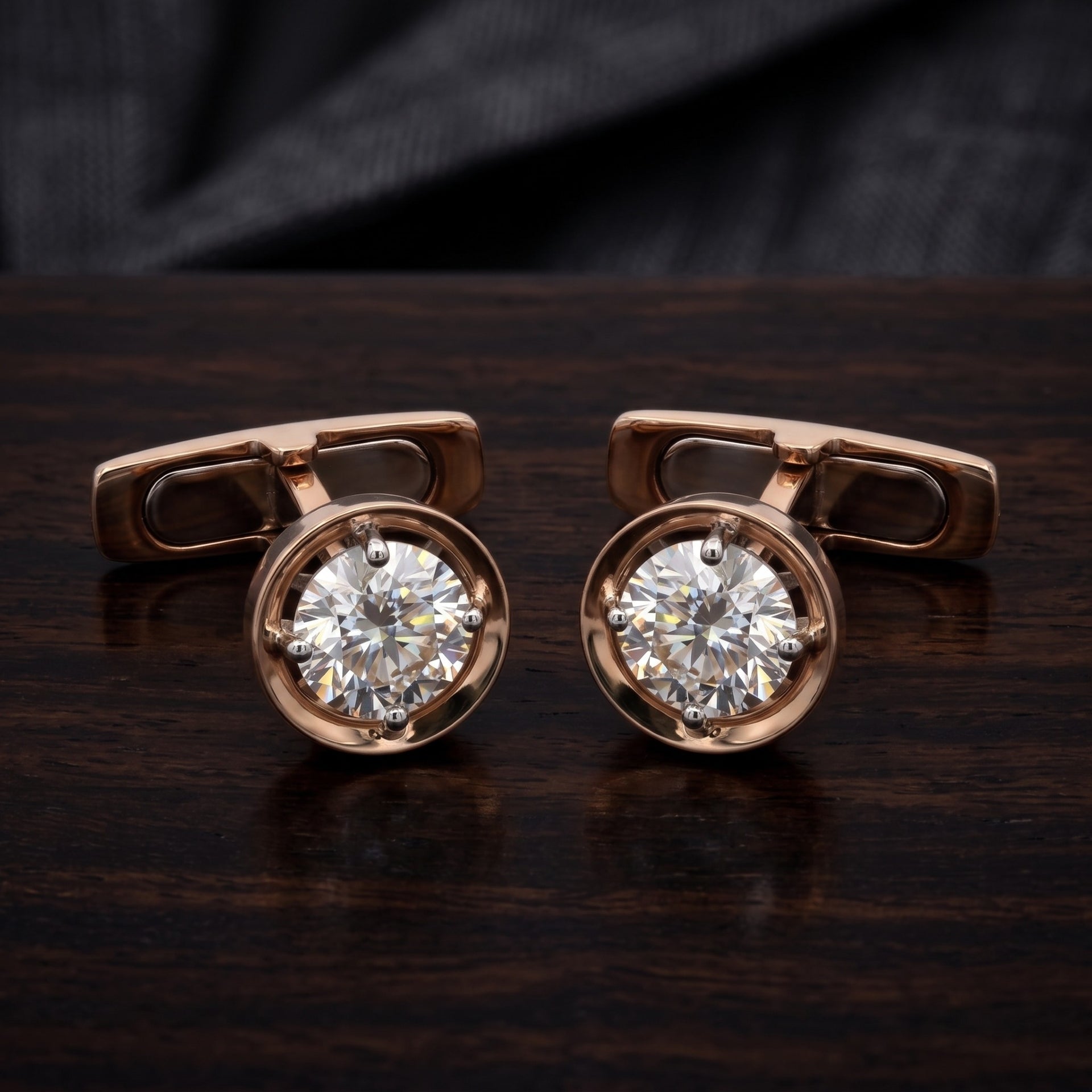 Centrix Lab Grown Diamond Cufflinks