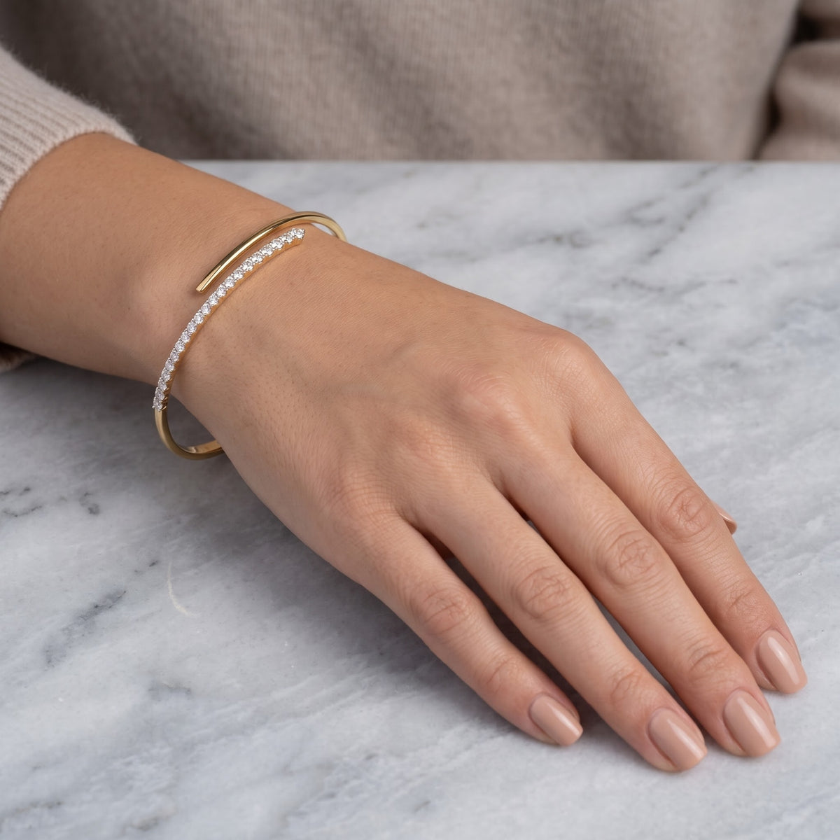 Vesper Lab Grown Diamond Bangle