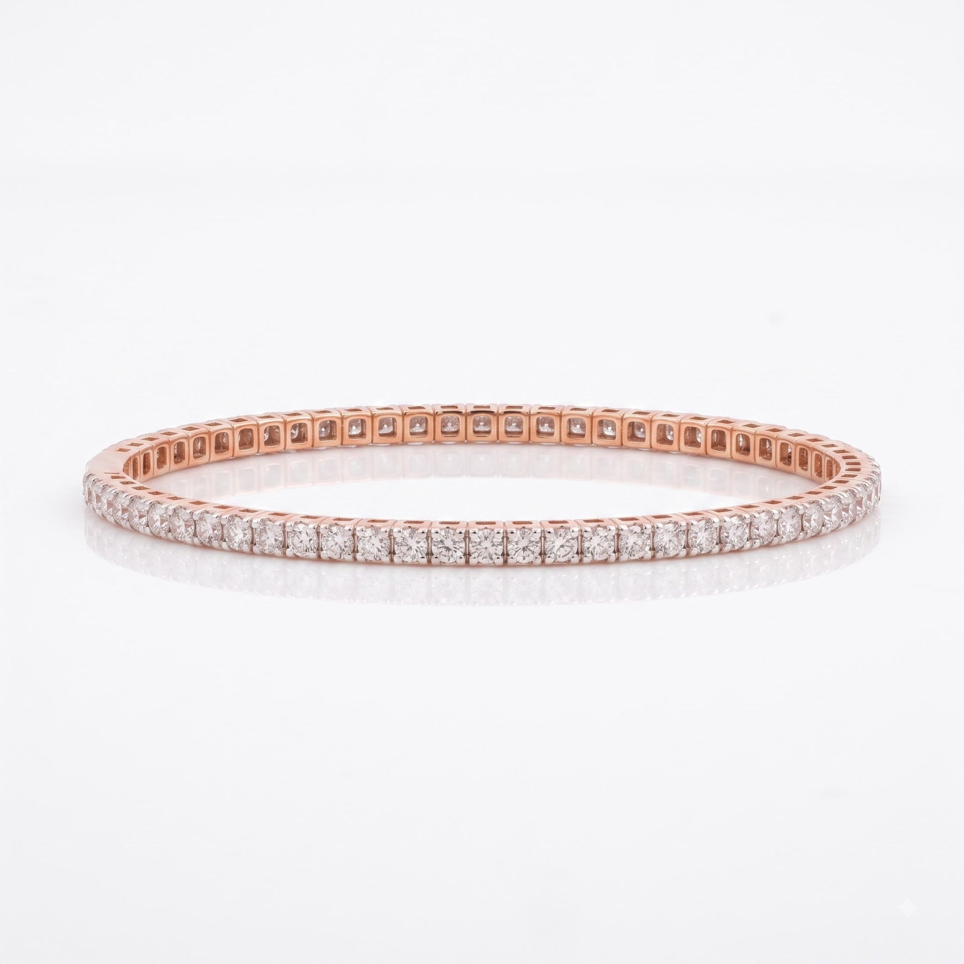 Unity Line Lab Grown Diamond Bangle