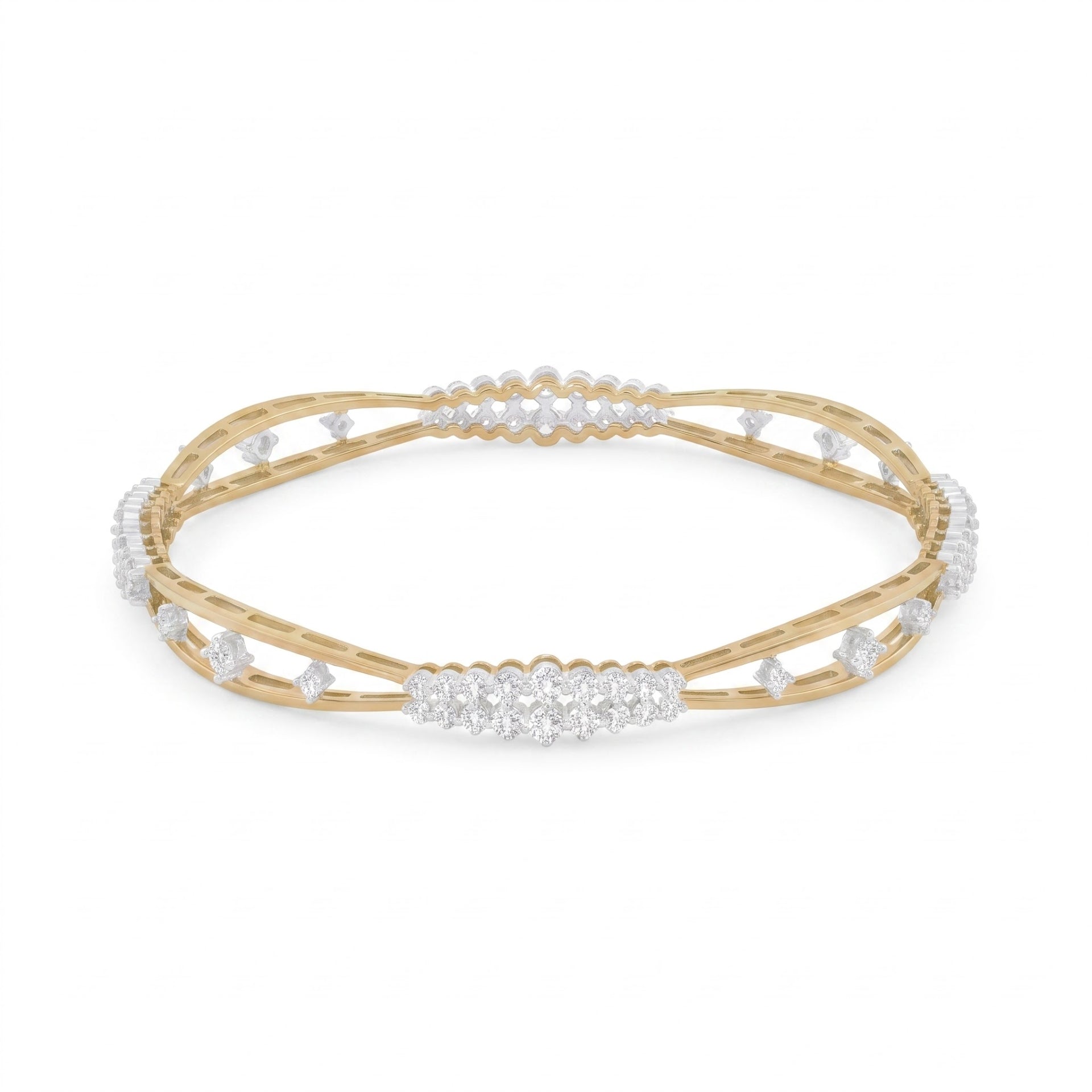 Twinkle Veil Lab Grown Diamond Bangle