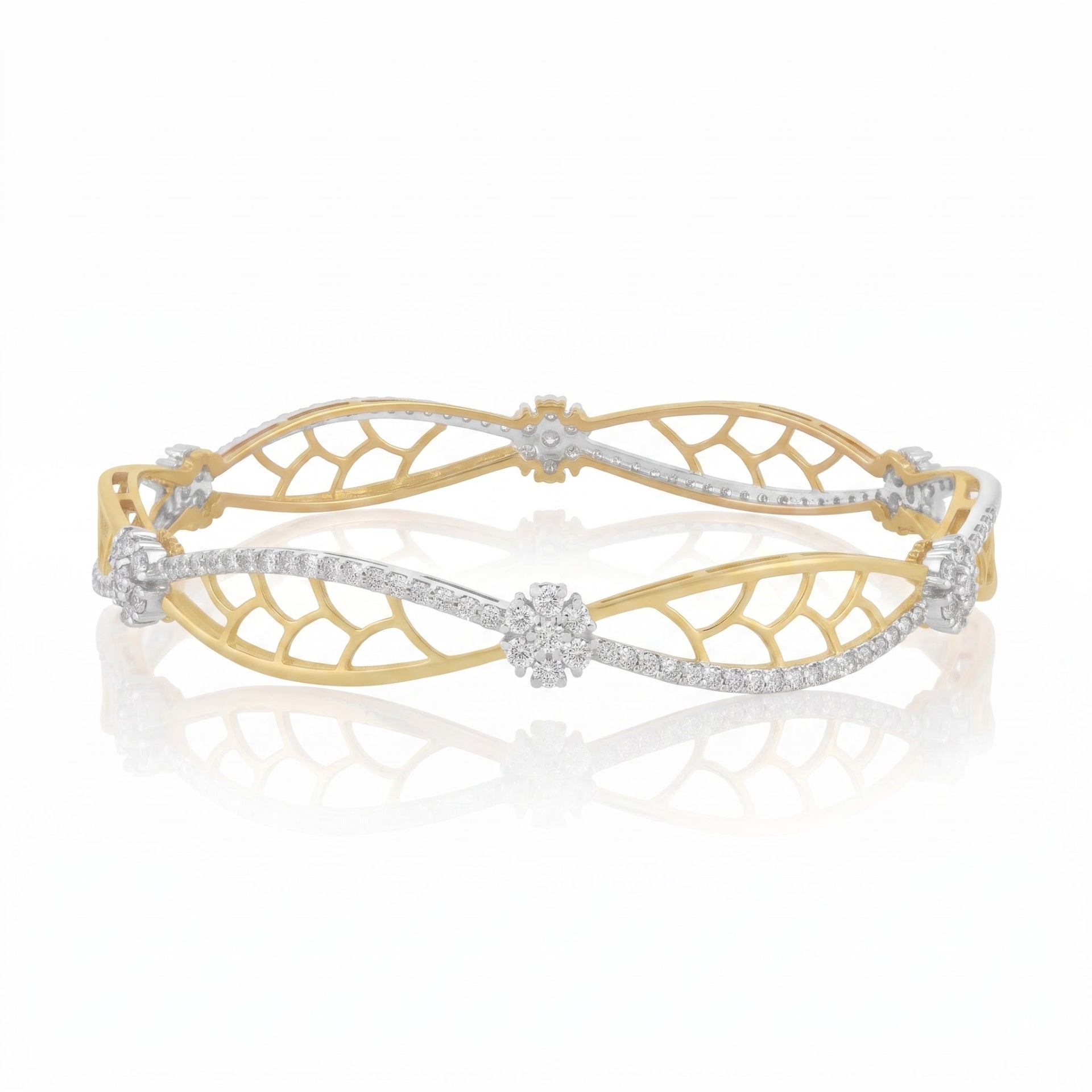 FloretShine Lab Grown Diamond Bangle