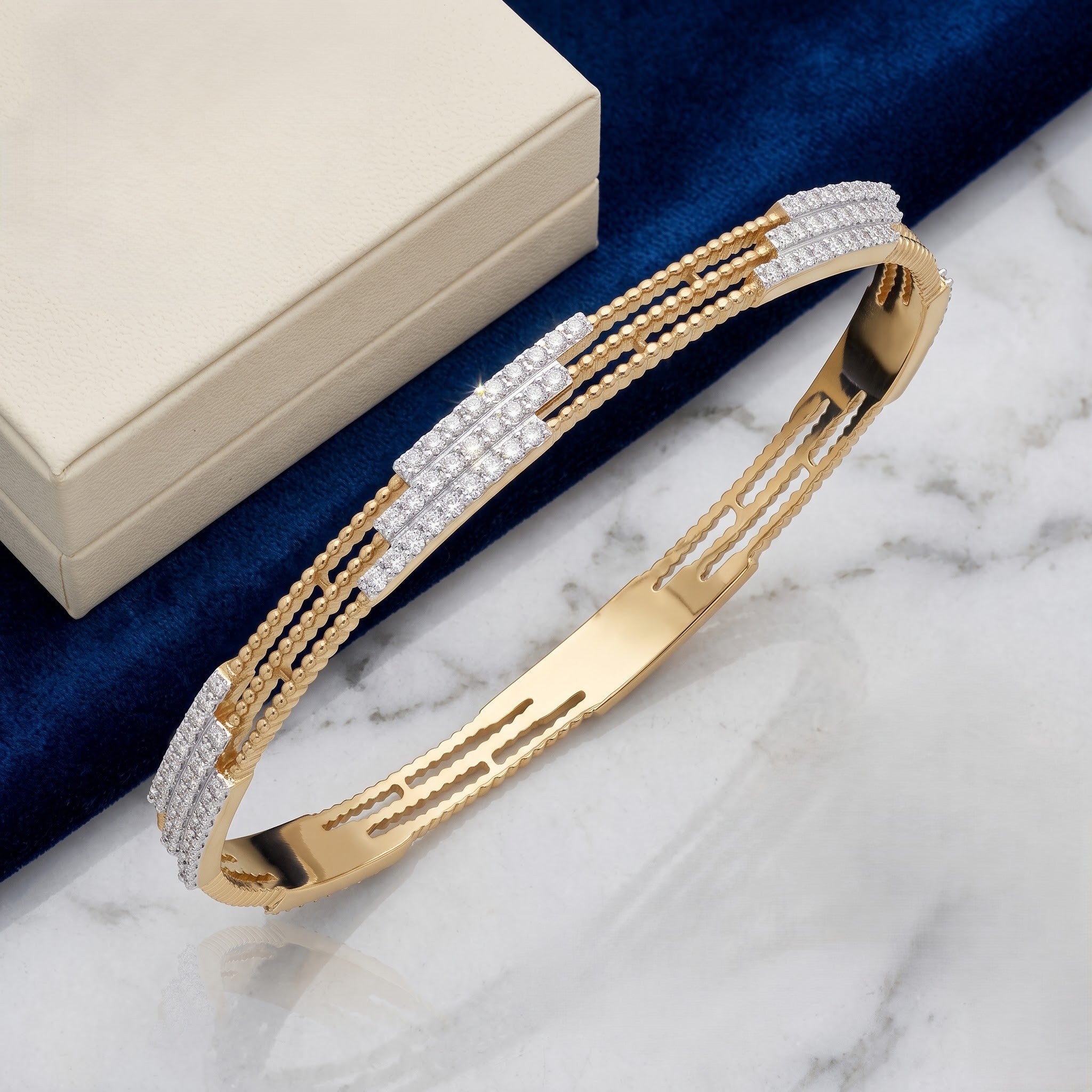 Skyline Spark Lab Grown Diamond Bangle