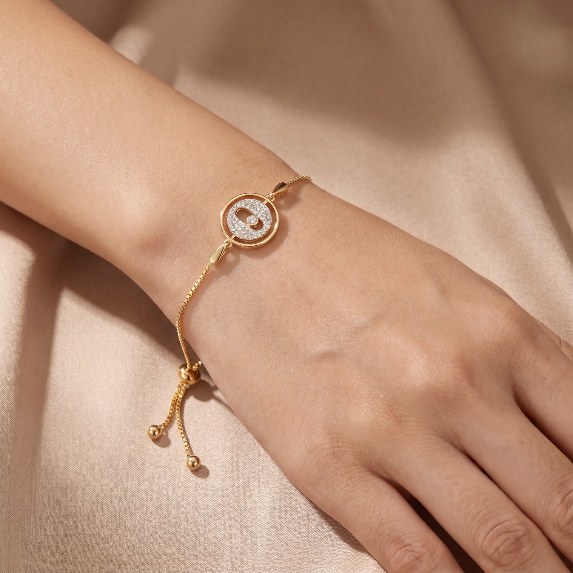 Floating Orbit Lab Grown Diamond Bracelet