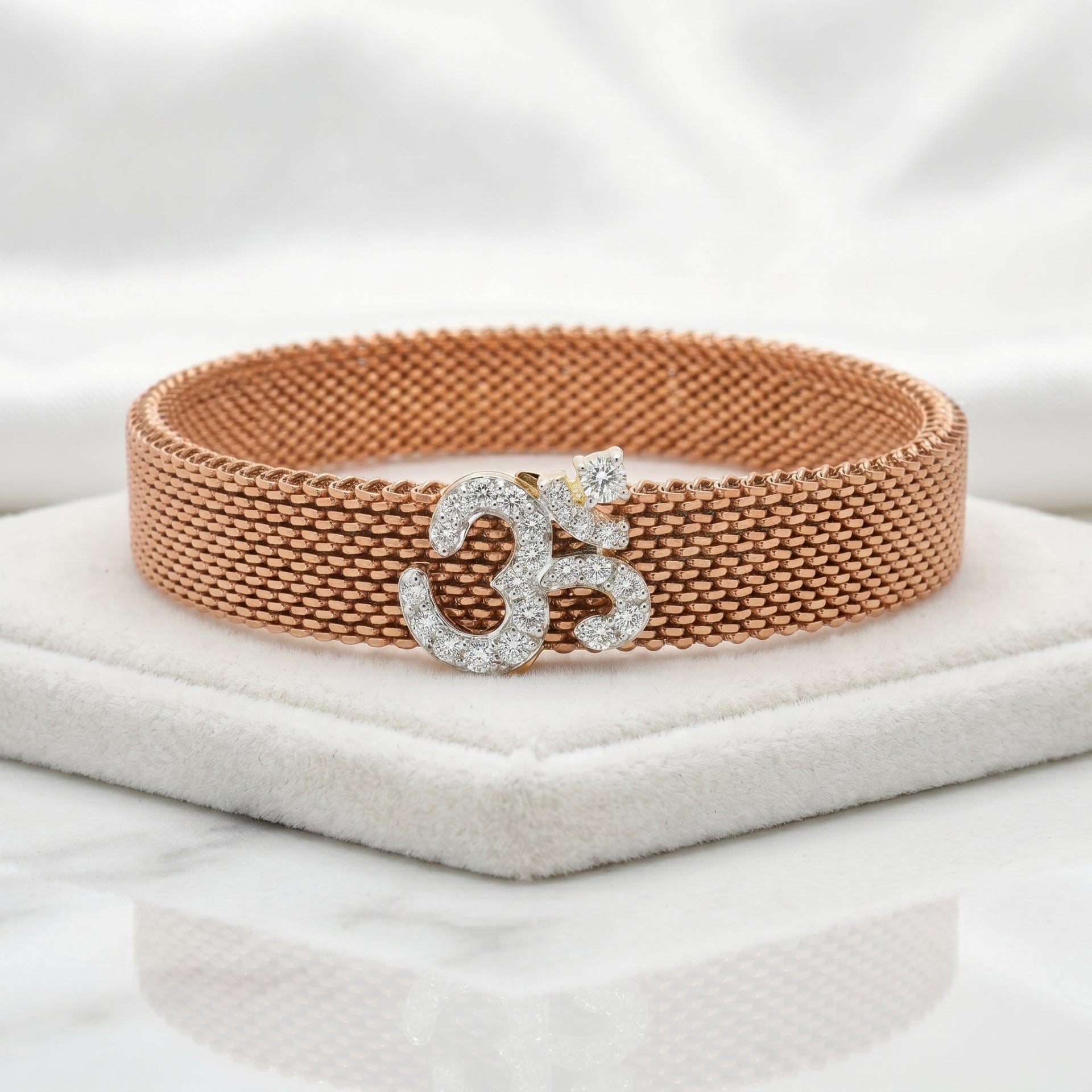 Divine Om Lab Grown Diamond Bracelet