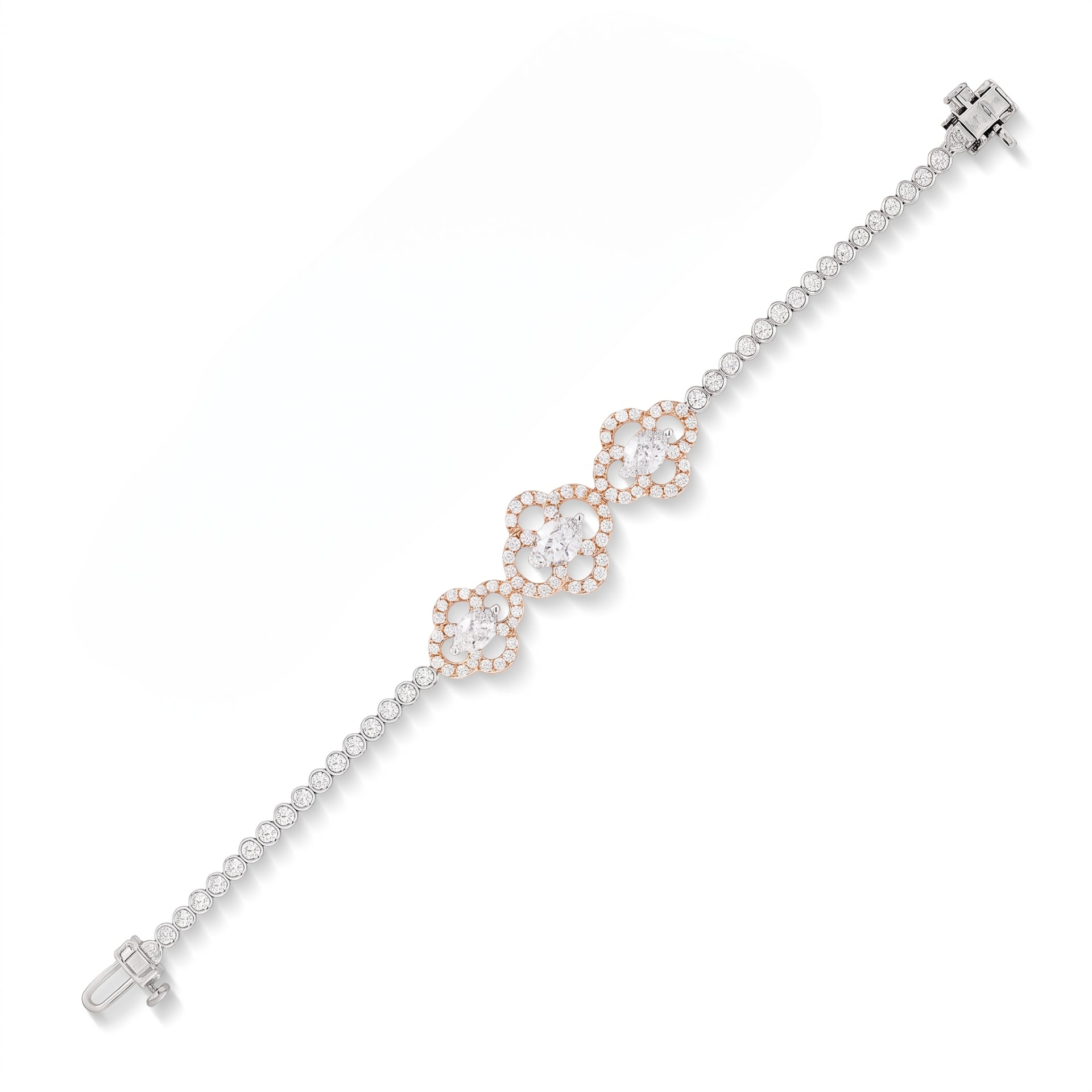Dreamweave Petal Glam Lab Grown Diamond Bracelet