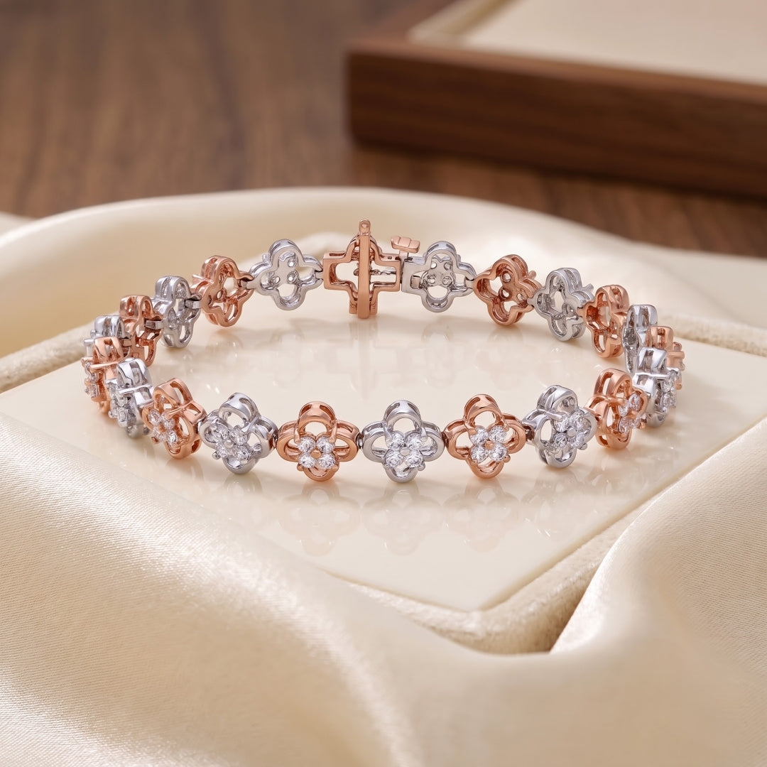 Lucky Bloom Lab Grown Diamond Bracelet