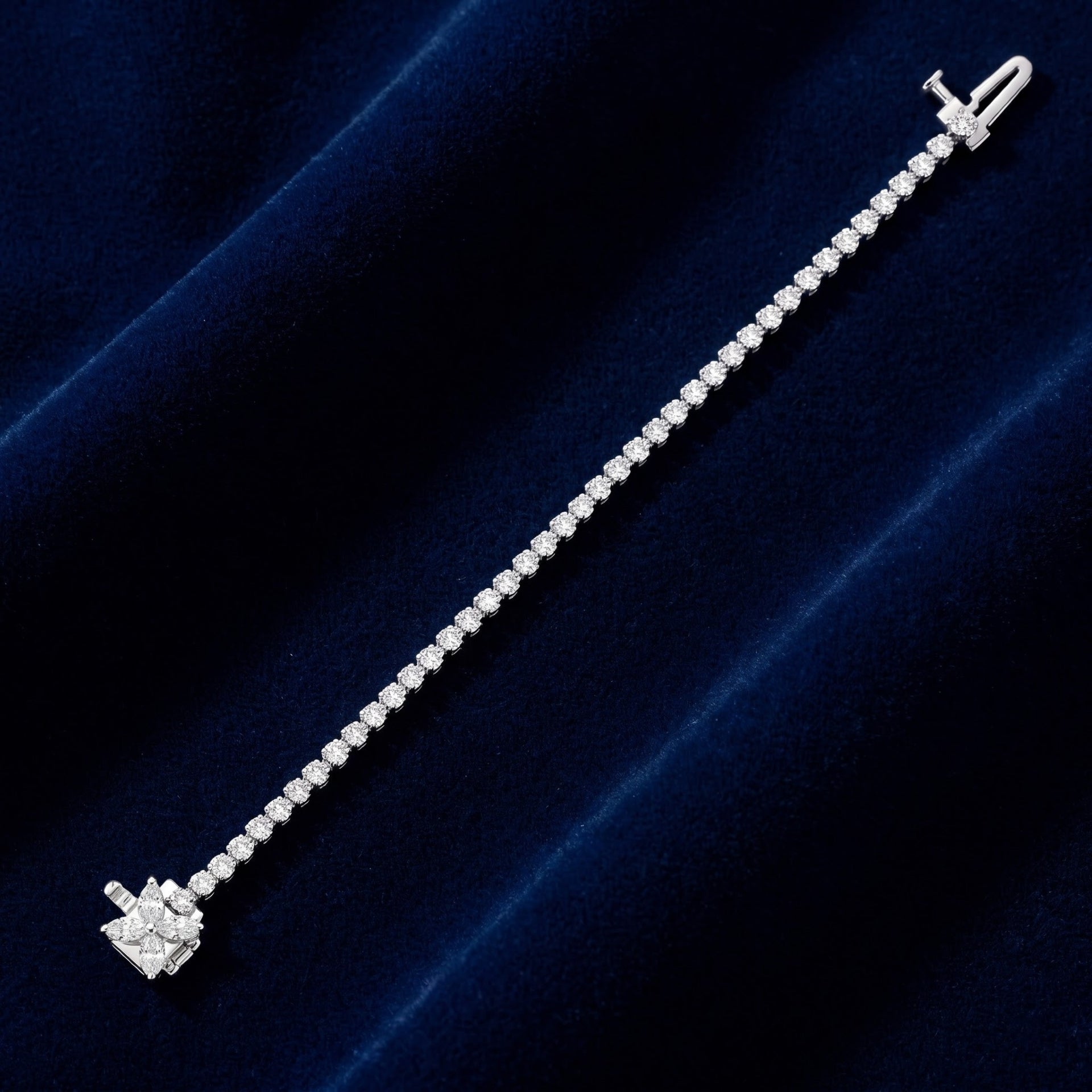 Affinity Floral Lab Grown Diamond Bracelet
