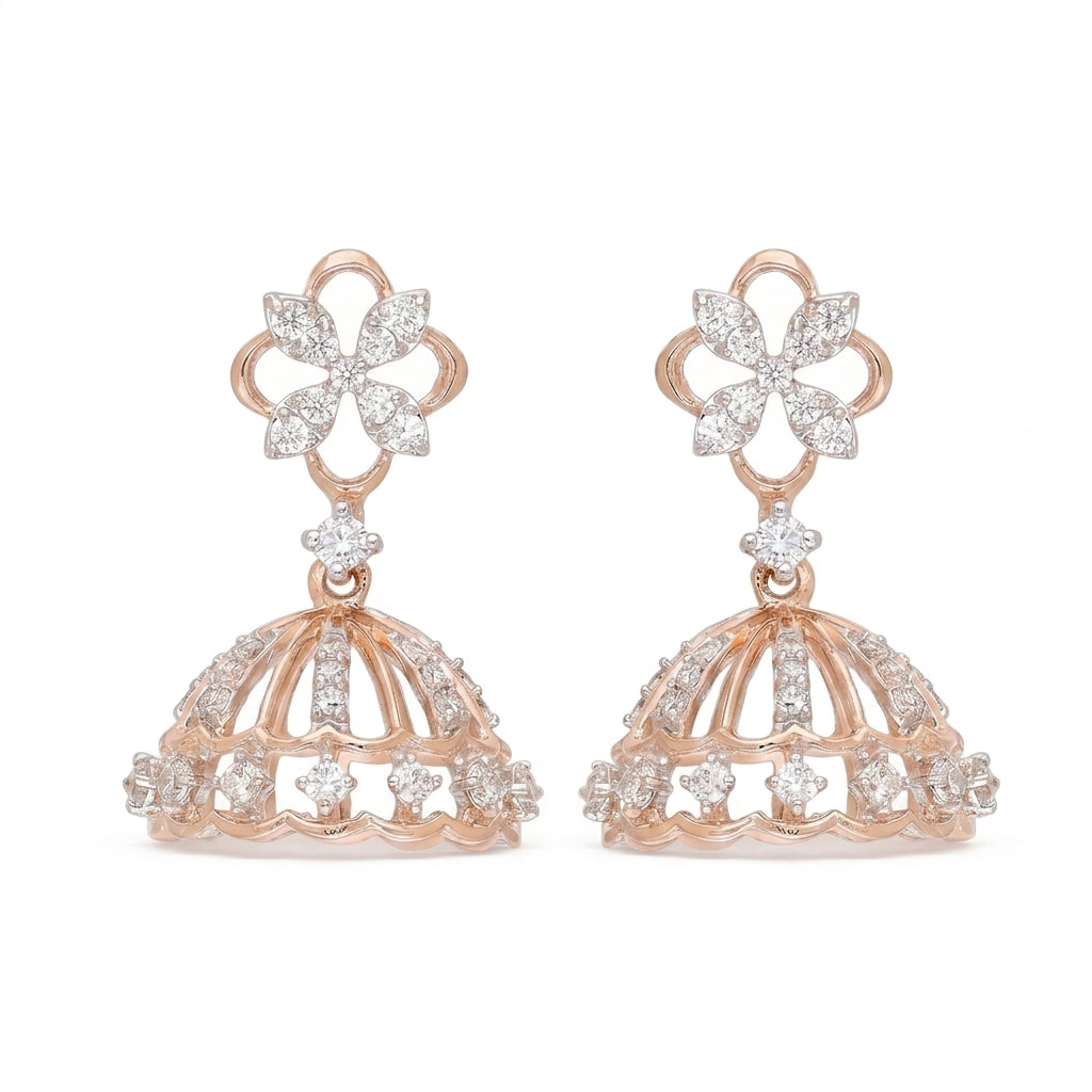 Charm Arch Lab Grown Diamond Earrings
