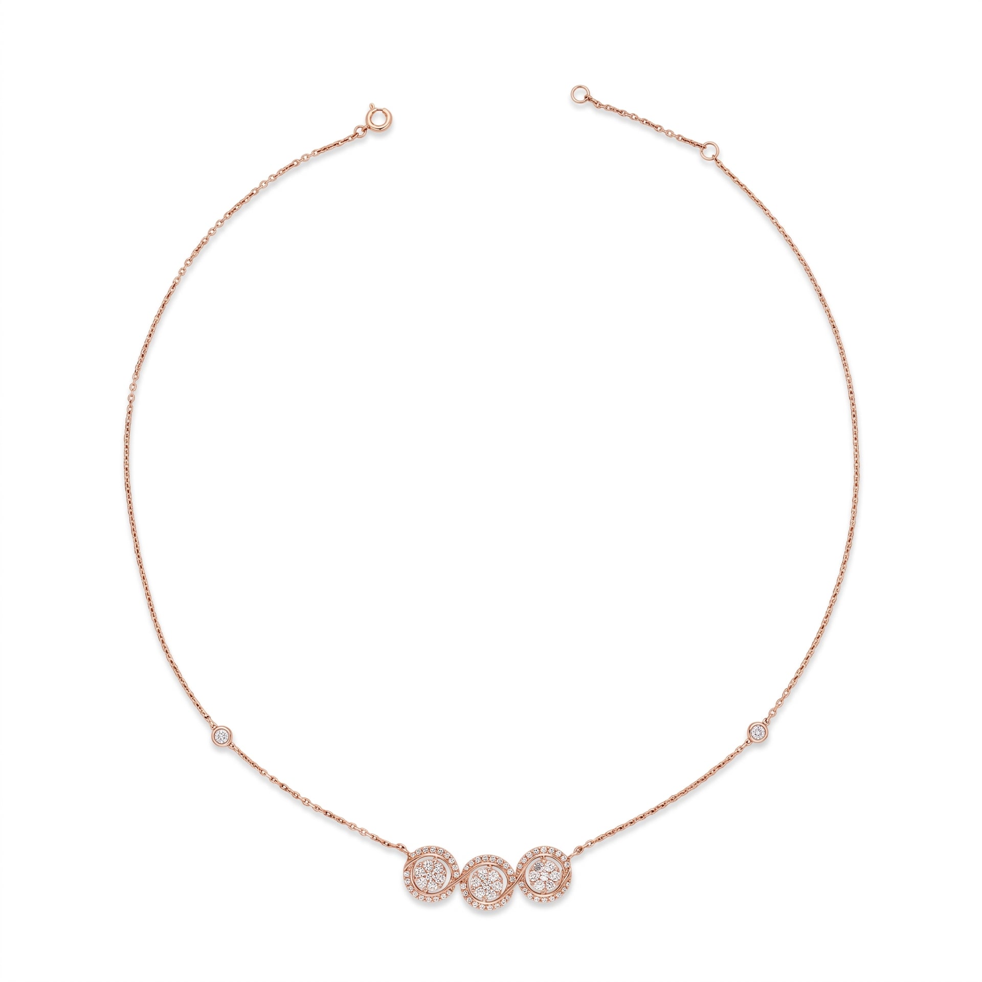 Triple Brilliance Lab Grown Diamond Necklace