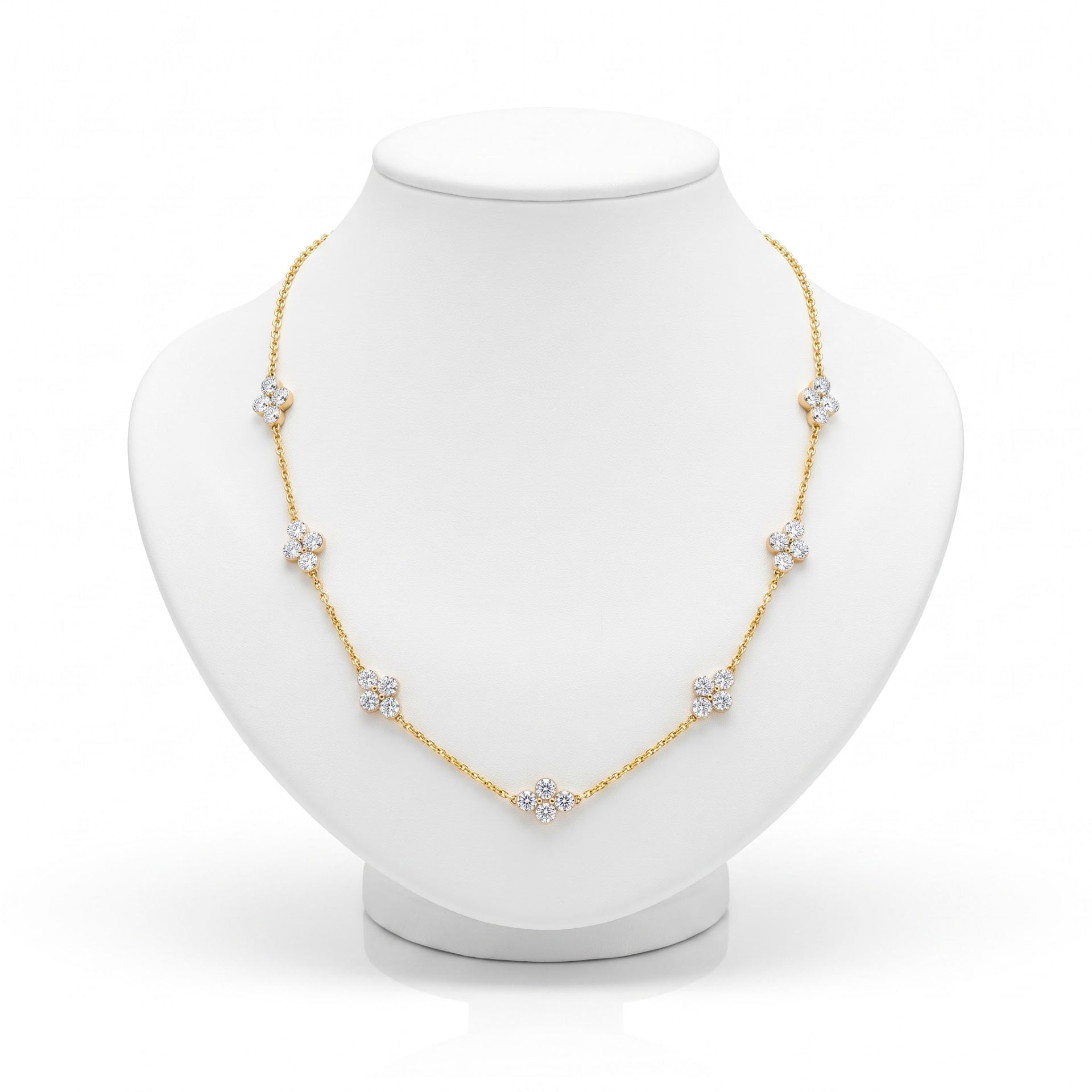 Fresh Fleur Lab Grown Diamond Necklace