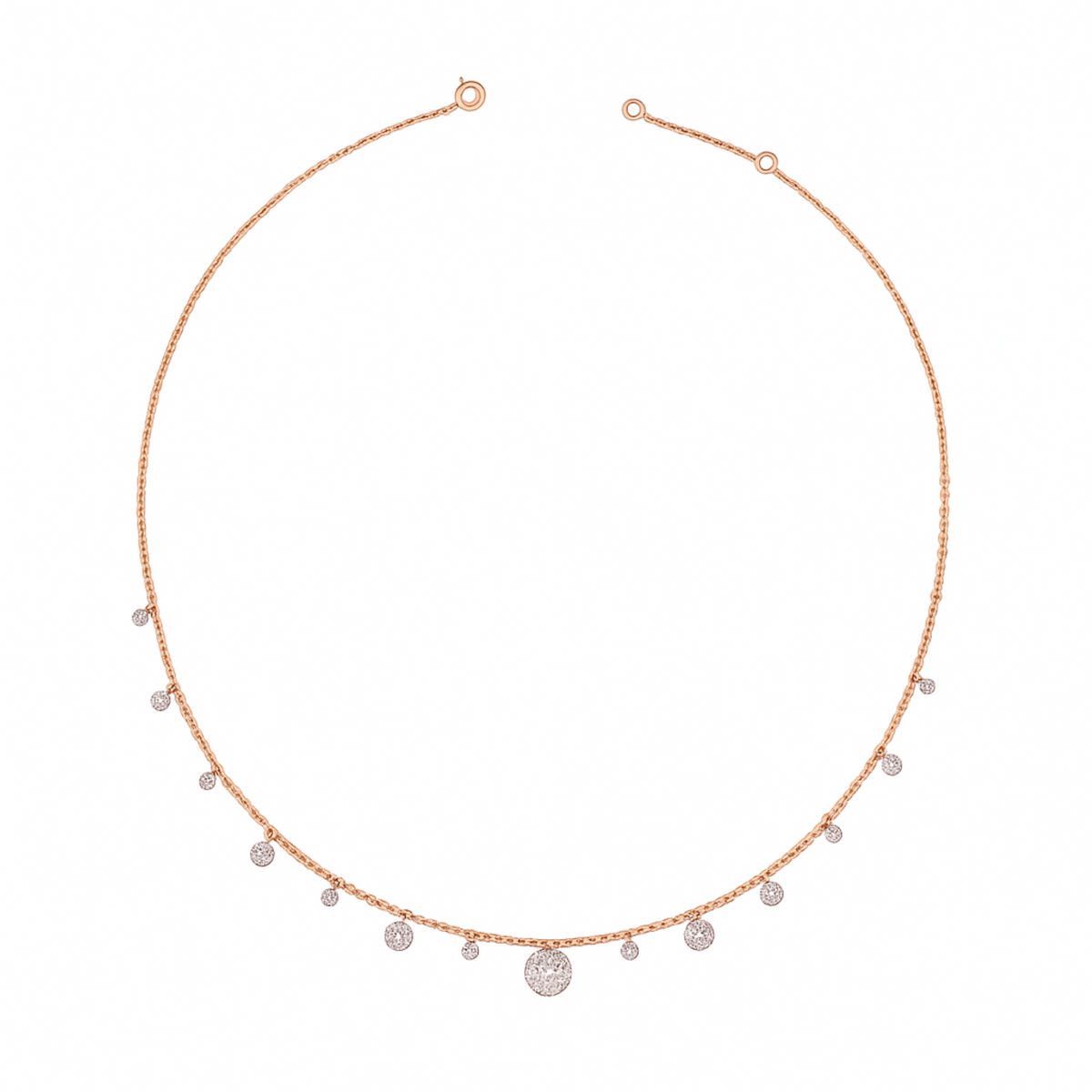 Glimmer Dot Lab Grown Diamond Necklace