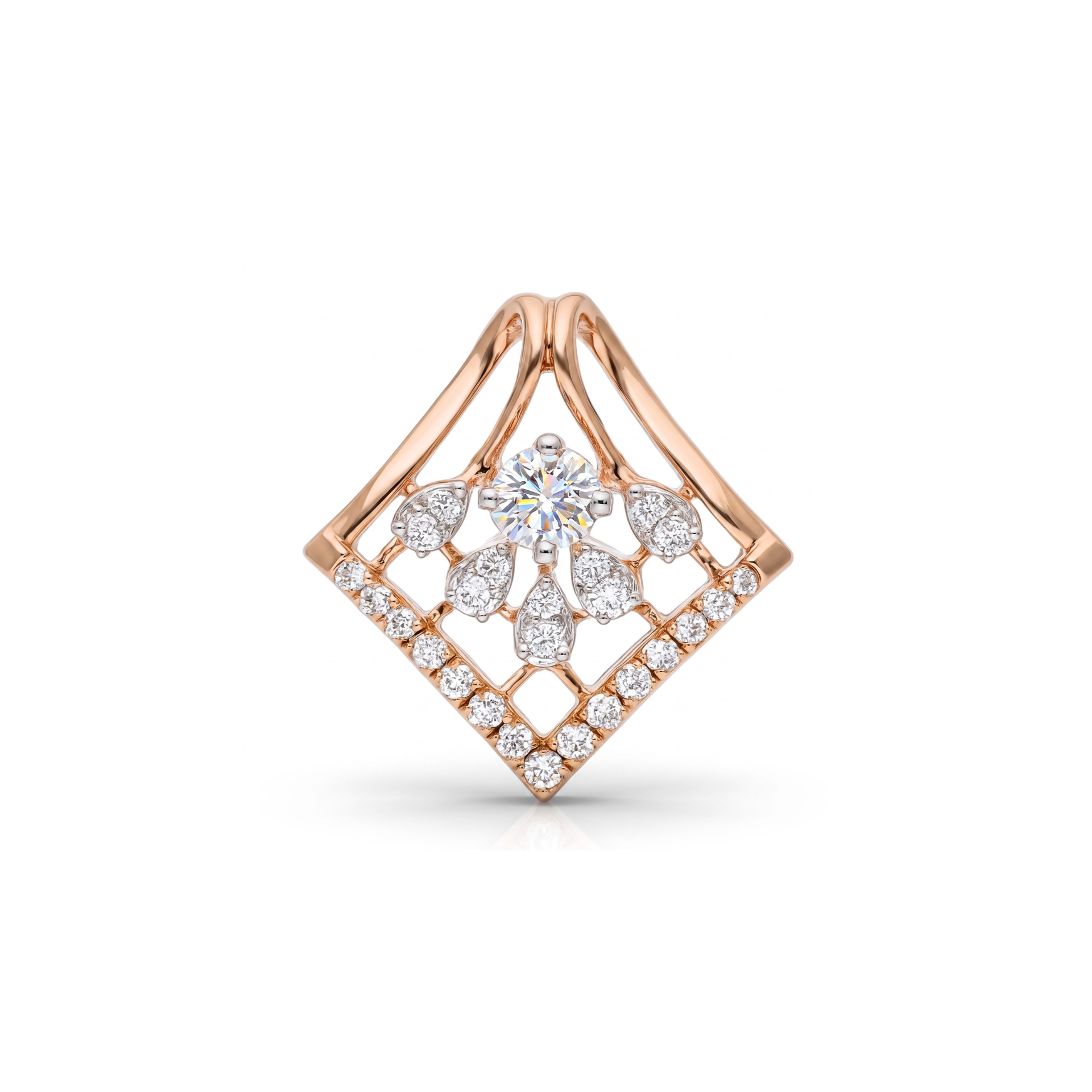 Flourish Frost Lab Grown Diamond Pendant