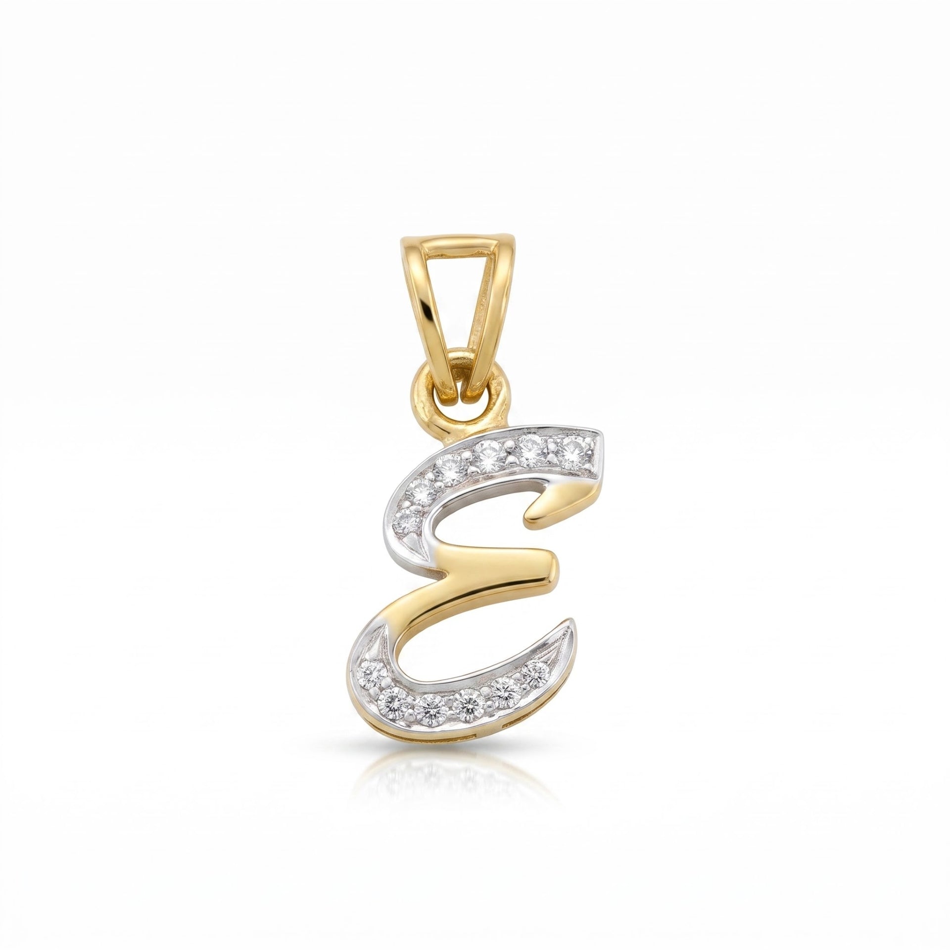 E-Initial Lab Grown Diamond Pendant