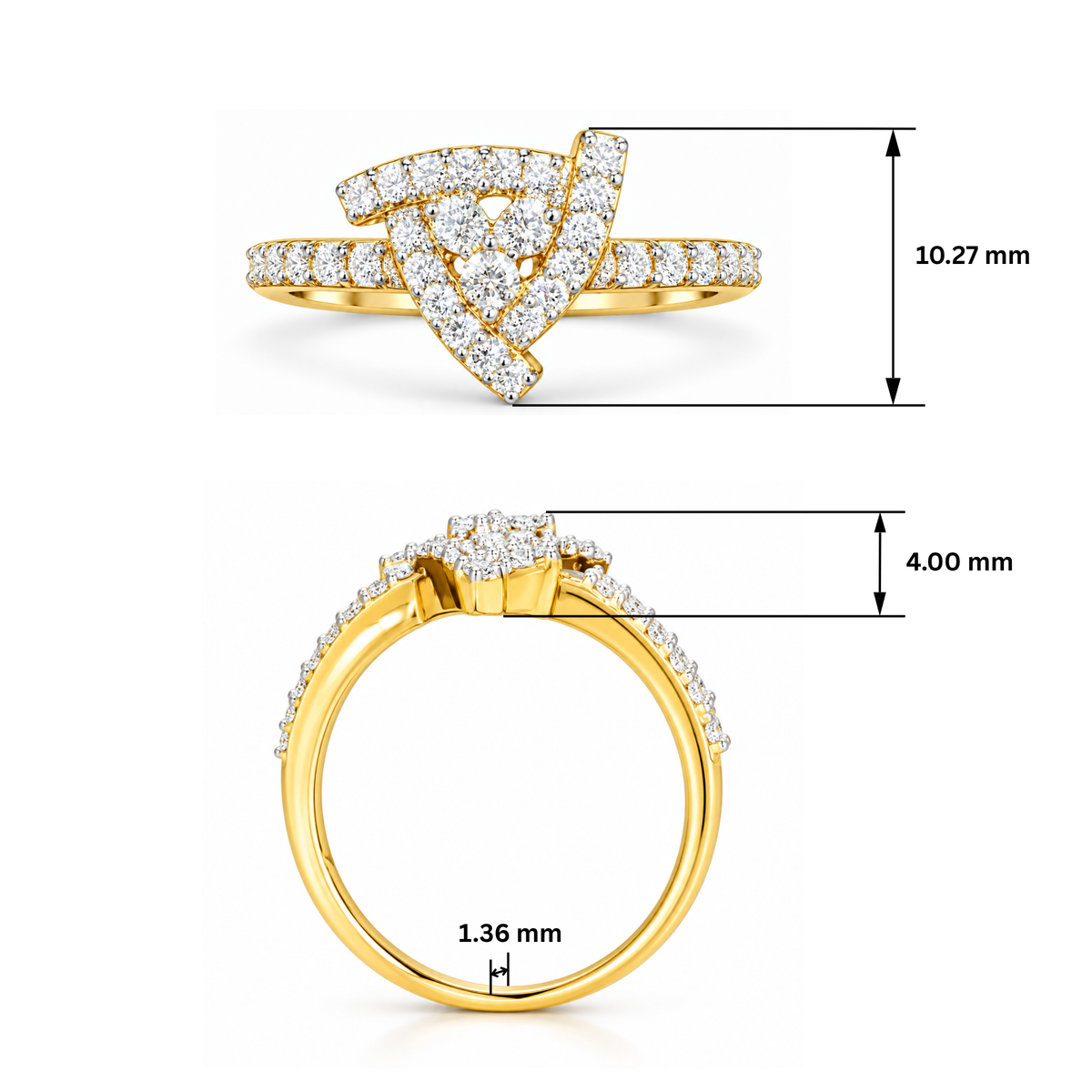 Delta Meridian Lab Grown Diamond Ring