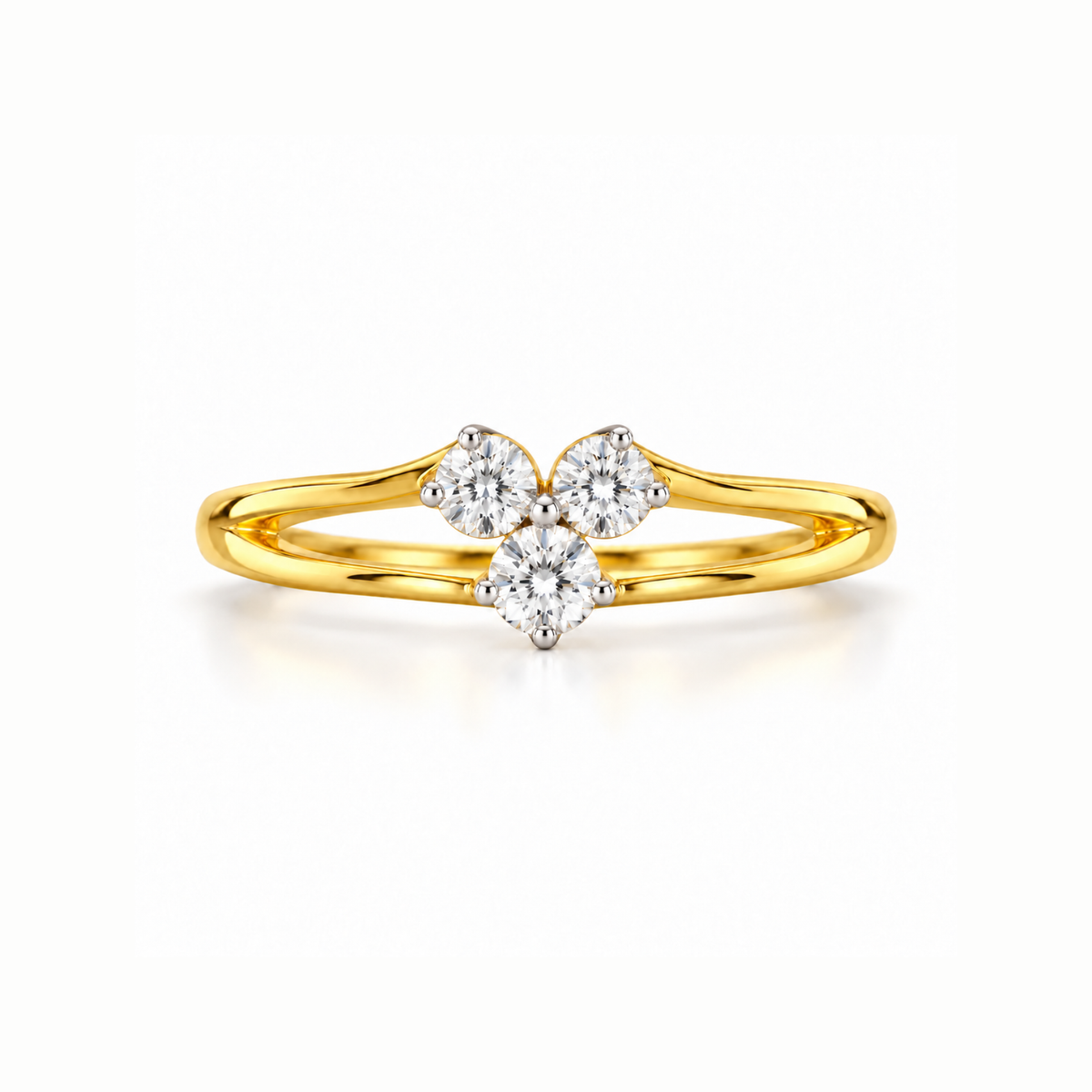 Triquetra Lab Grown Diamond Ring
