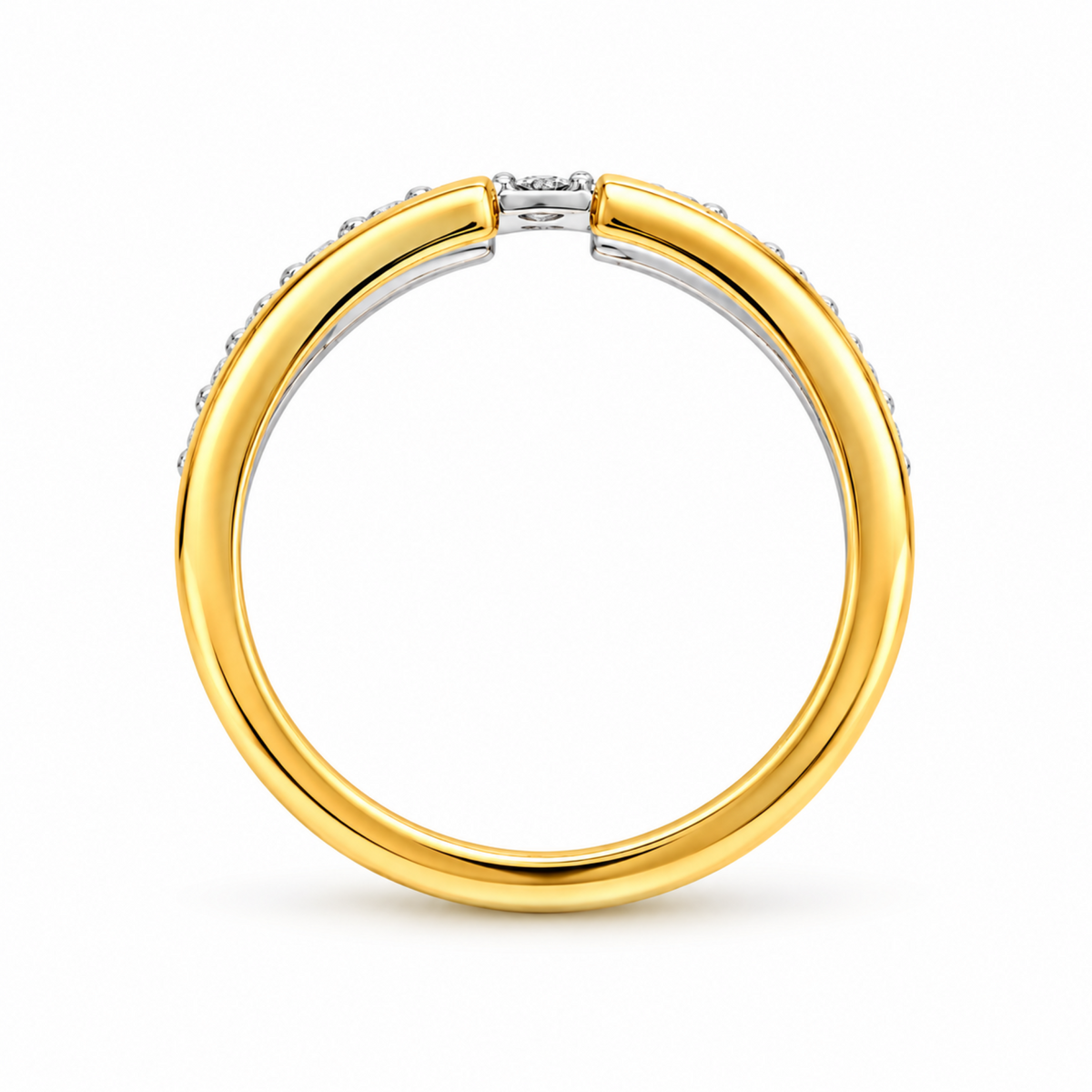 Dual Track Lab Grown Diamond Ring