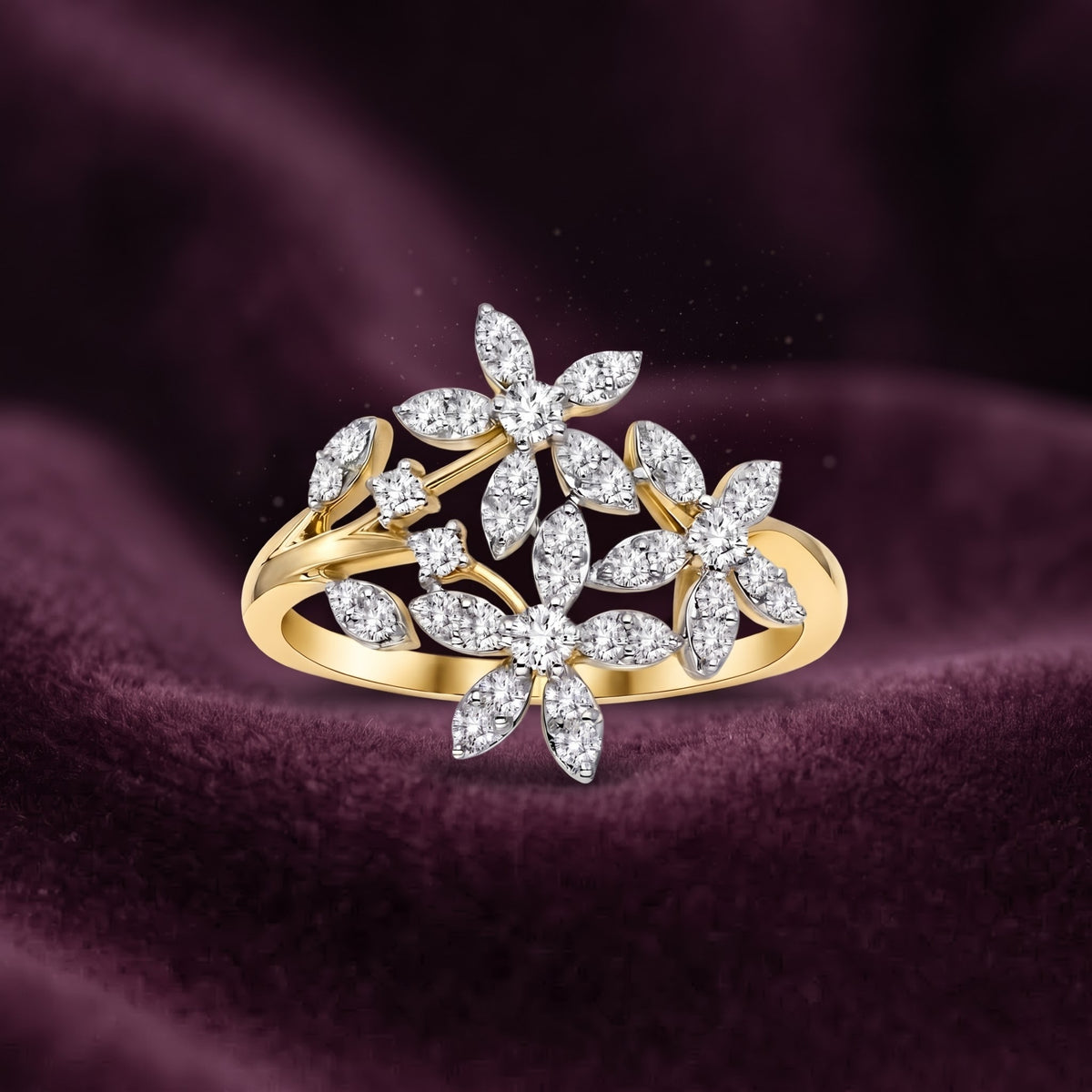 Blossom Bouquet Lab Grown Diamond Ring