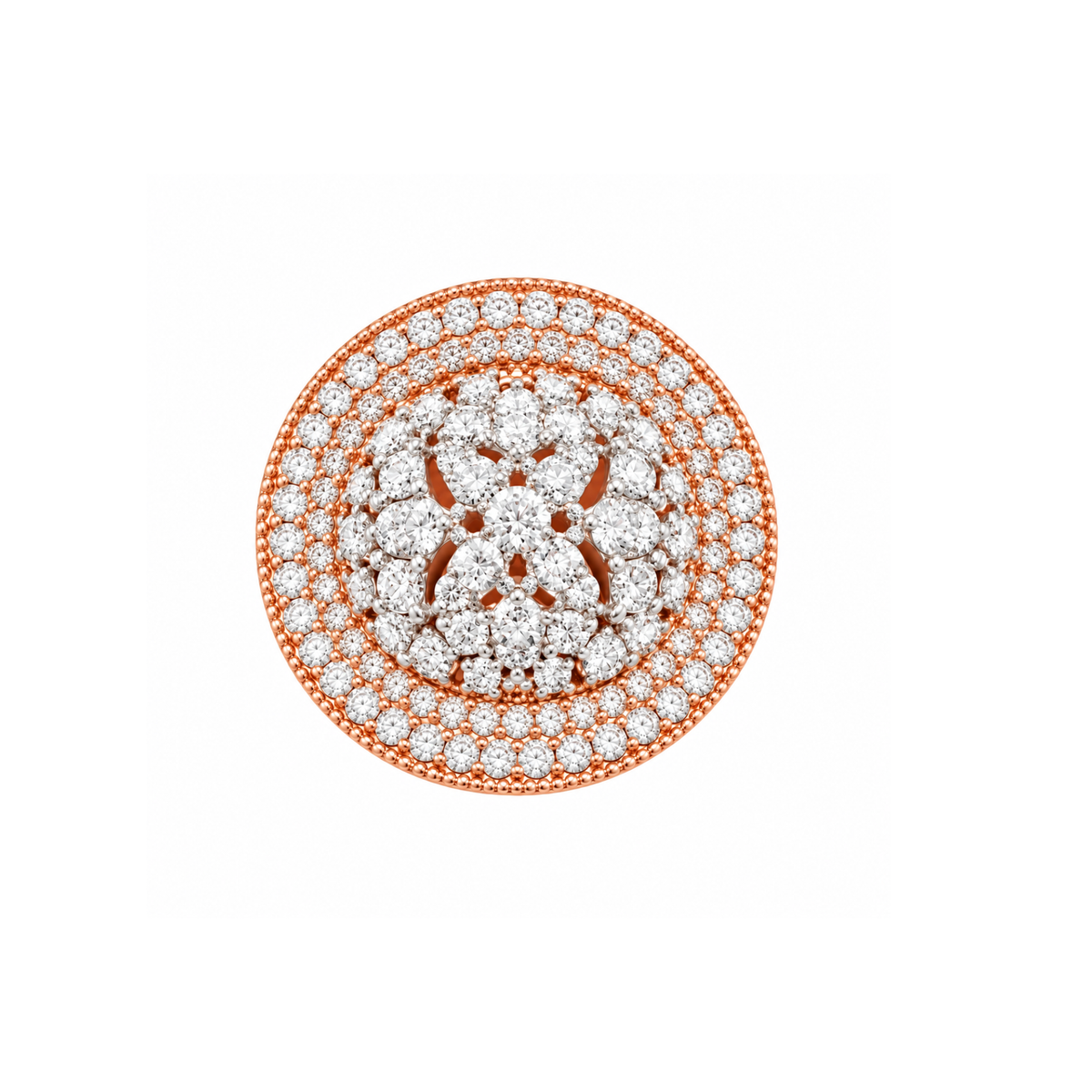 Futuristic Mesh Statement Ring