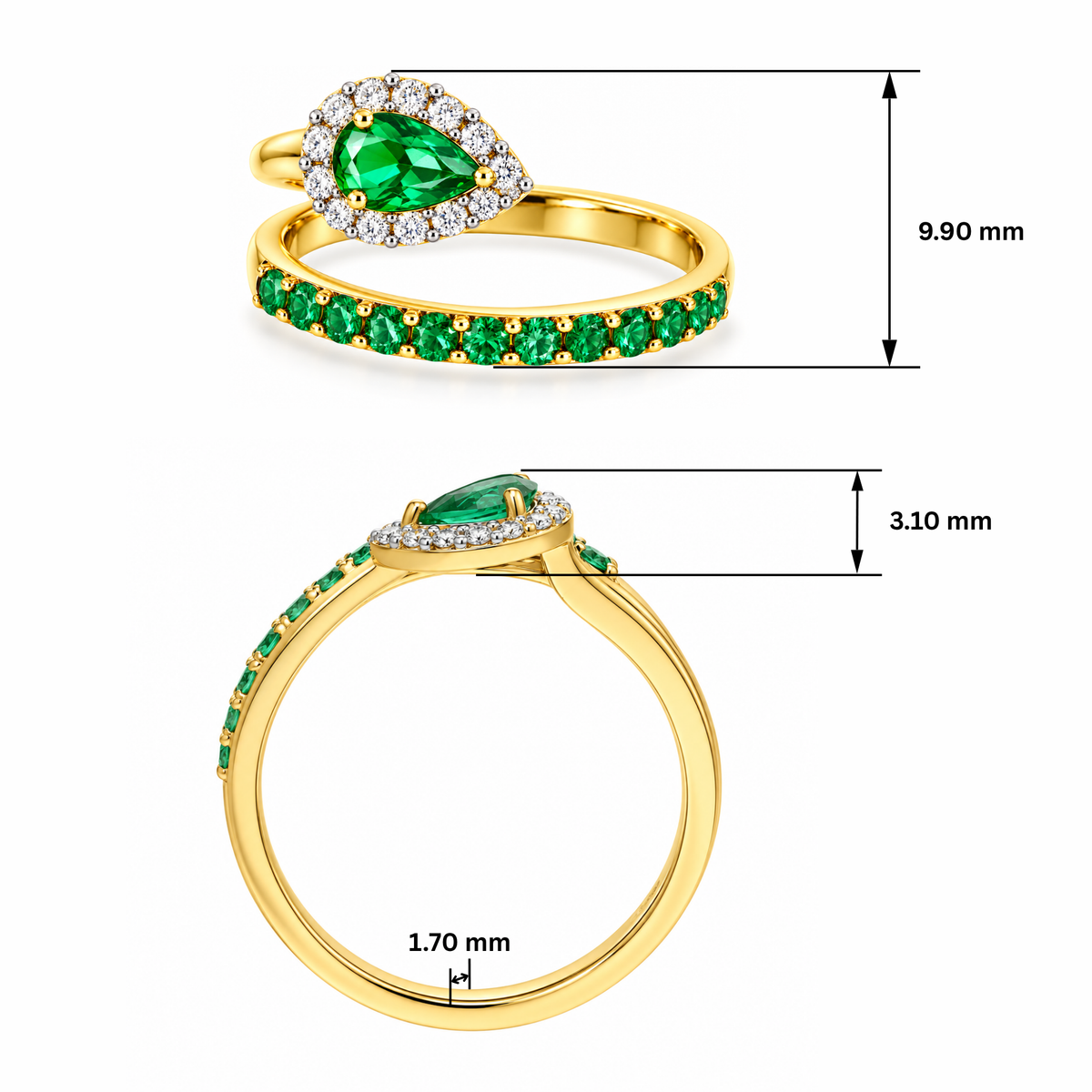 Vestige Luminary Lab Grown Diamond Ring