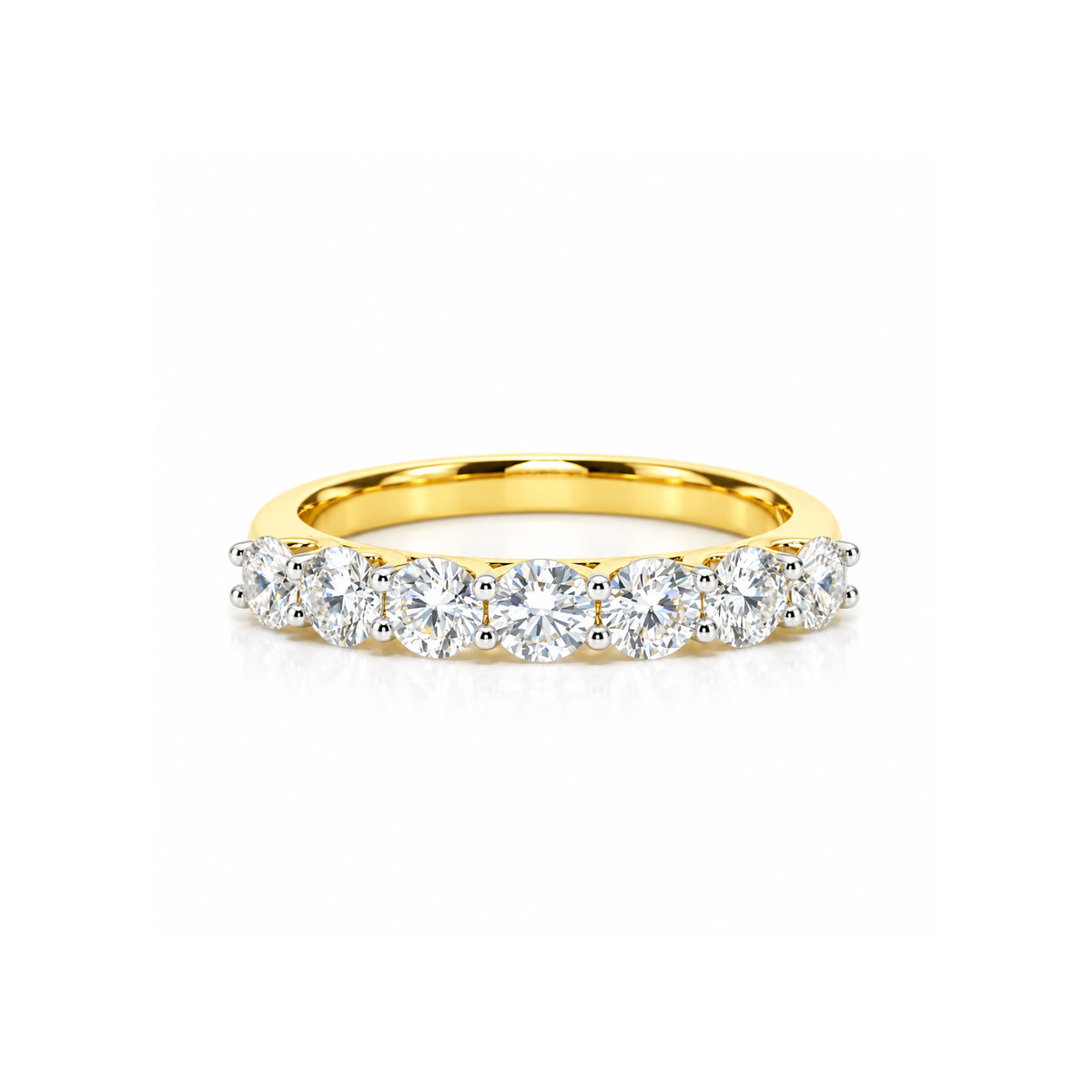 Sovereign Septette Lab Grown Diamond Ring