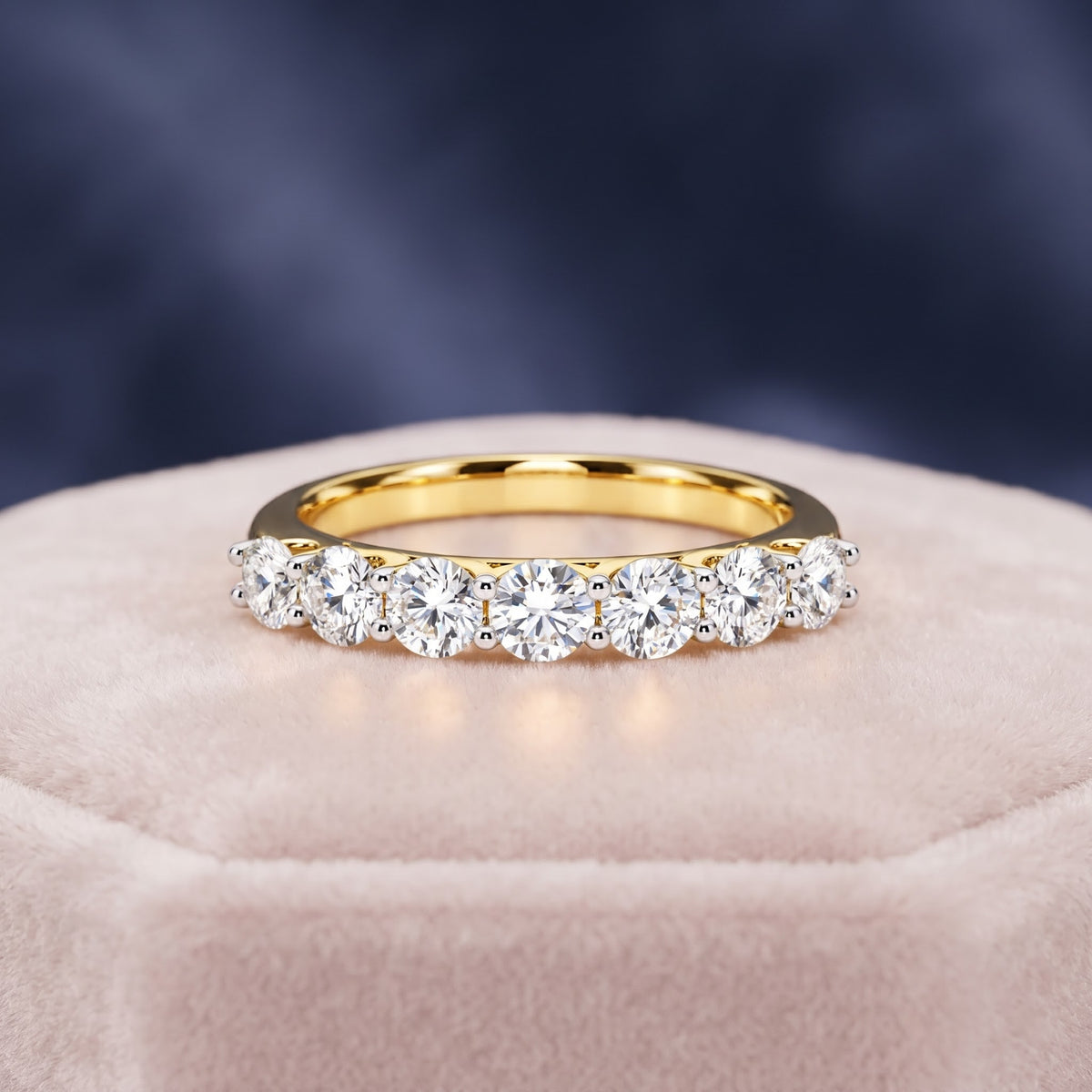 Sovereign Septette Lab Grown Diamond Ring