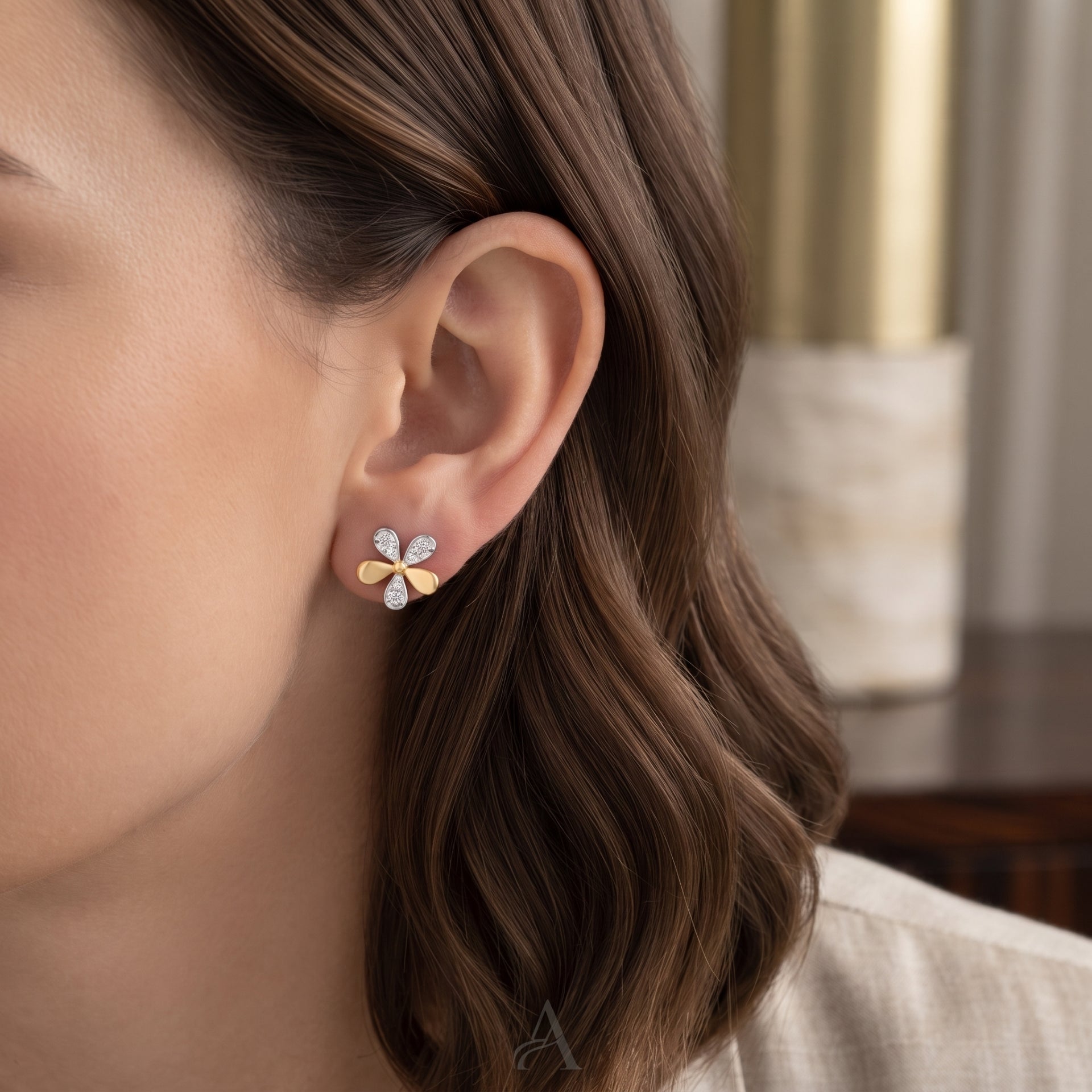Flutter Lab Grown Diamond Earrings