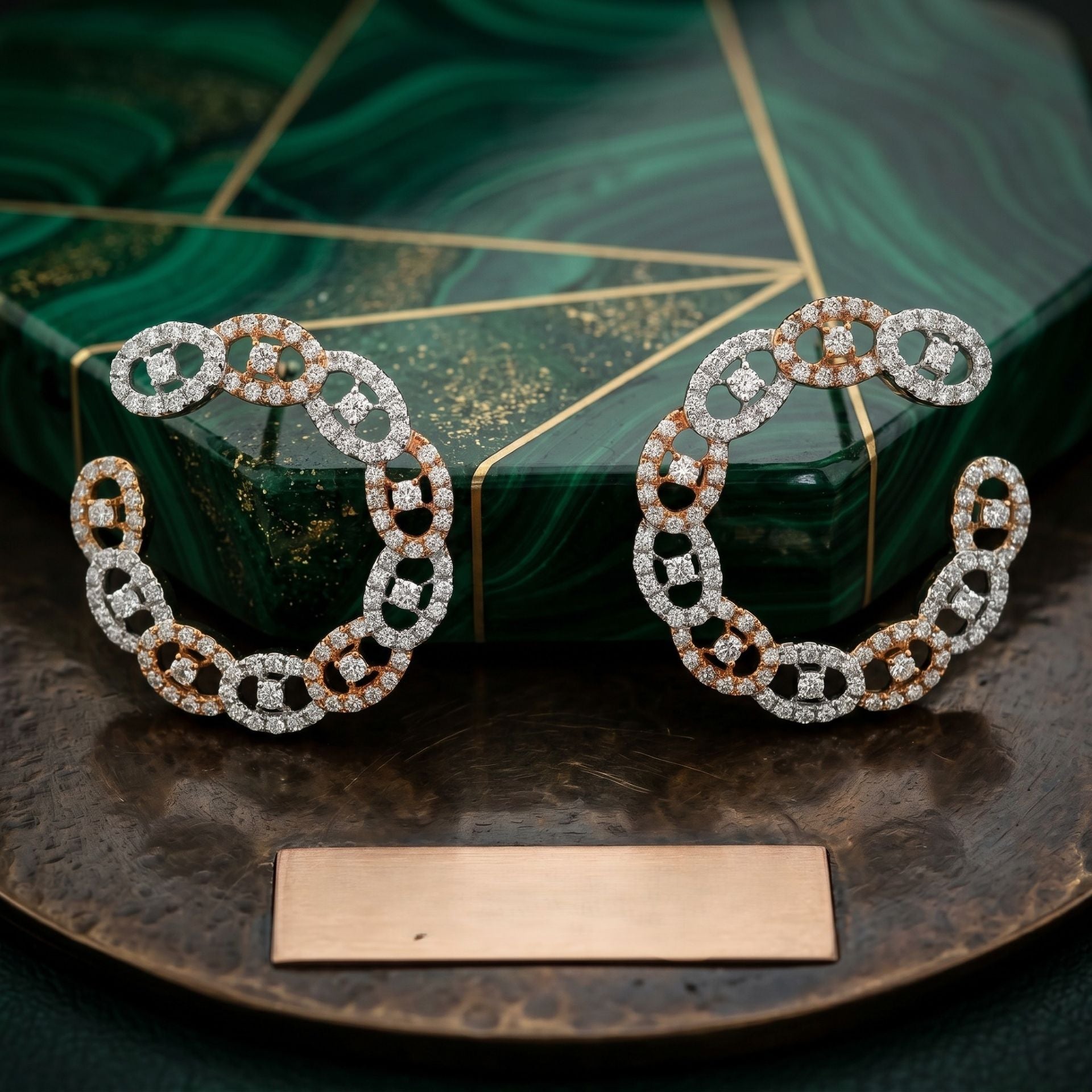 Eternal Spiral Lab Grown Diamond Earrings
