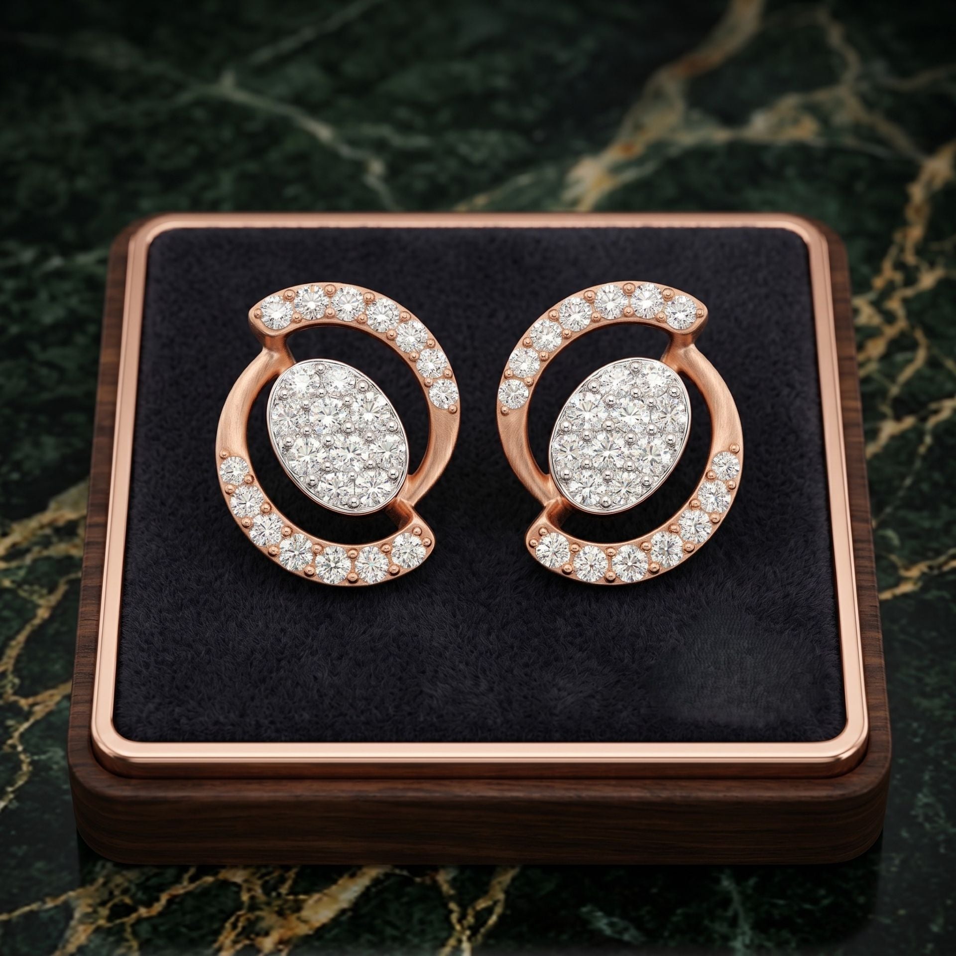 Galaxy Embrace Lab Grown Diamond Earrings