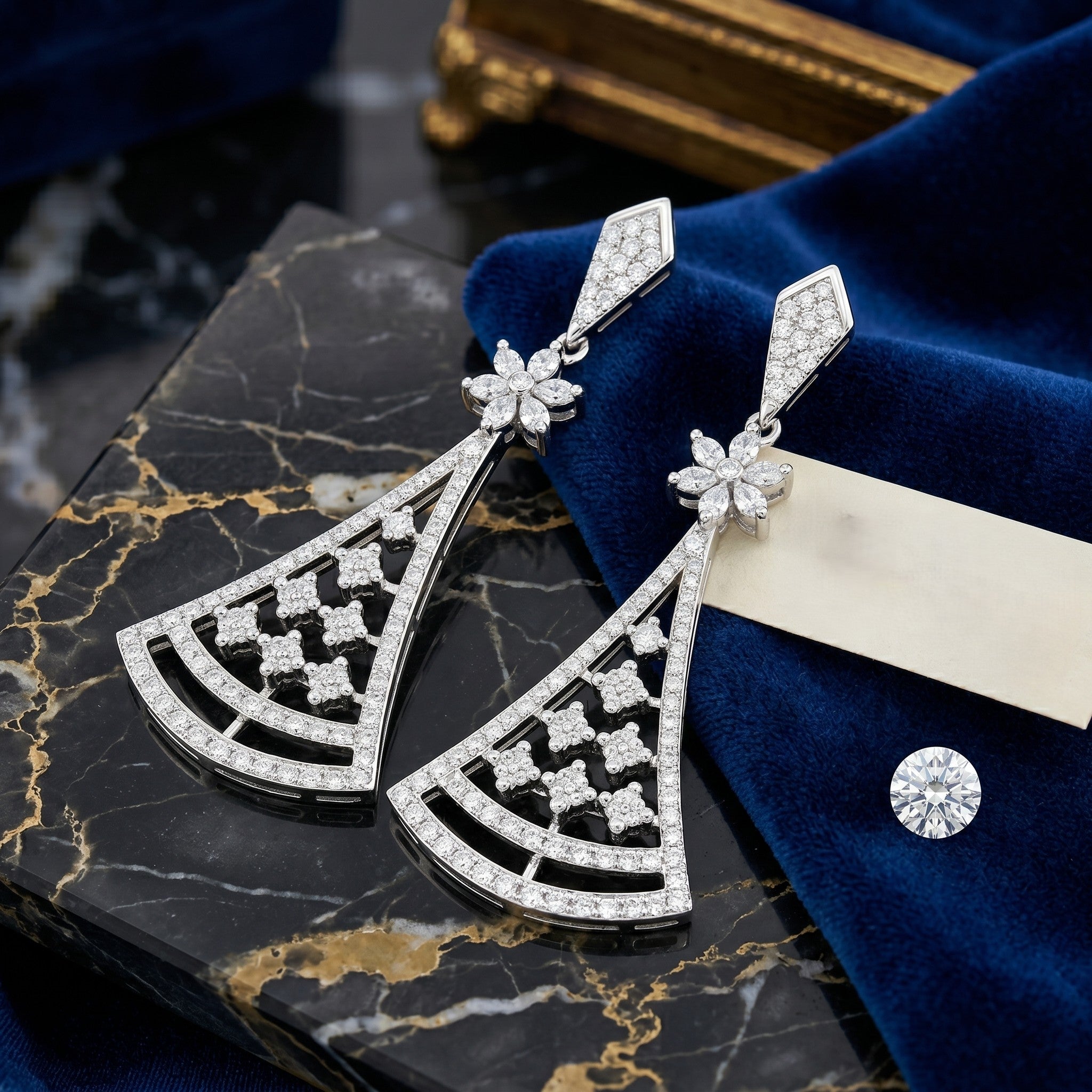 Starlit Arbor Lab Grown Diamond Earrings
