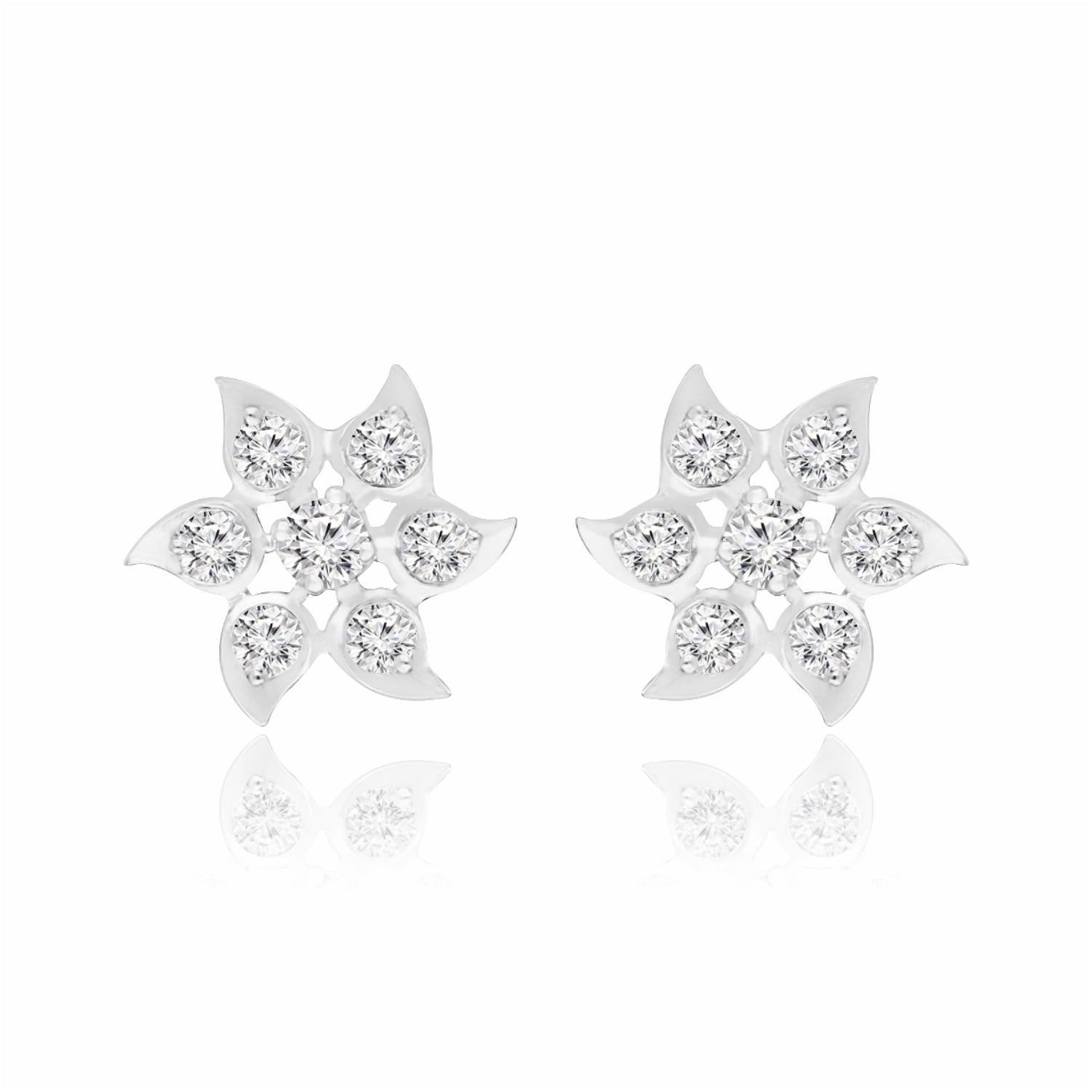 Snowstar Radiance Lab Grown Diamond Earrings