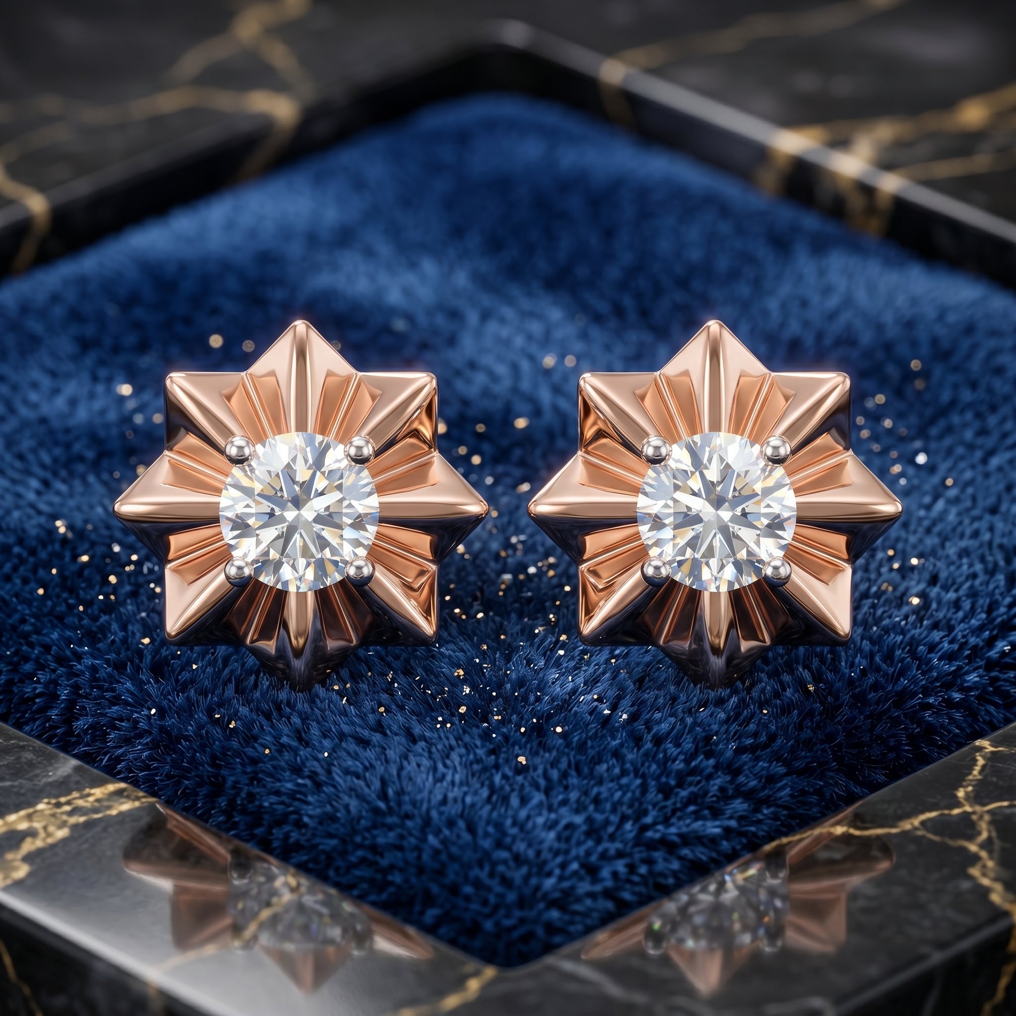 Flareon Radiant Lab Grown Diamond Earrings