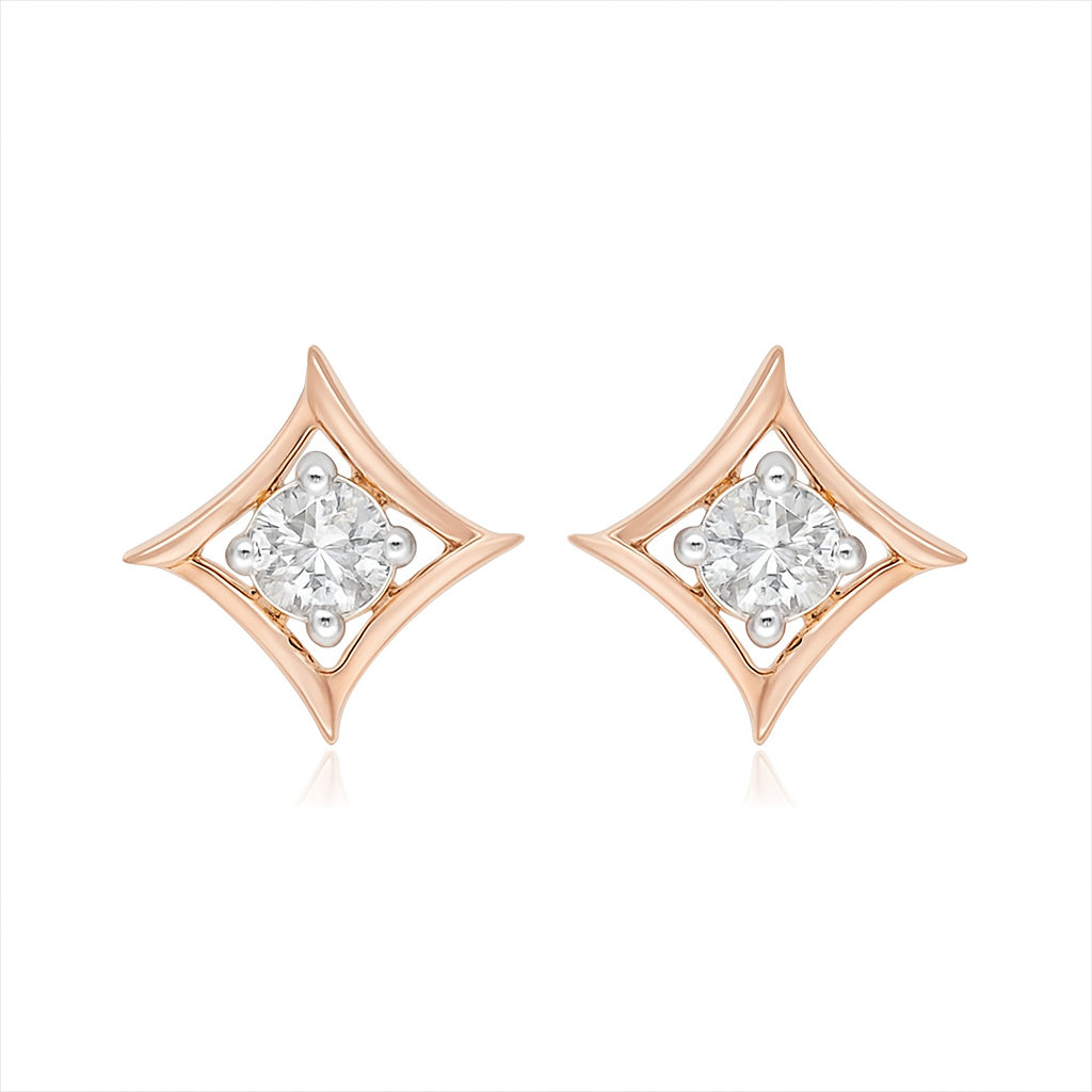 HaloHorizon Kite Lab Grown Diamond Earrings