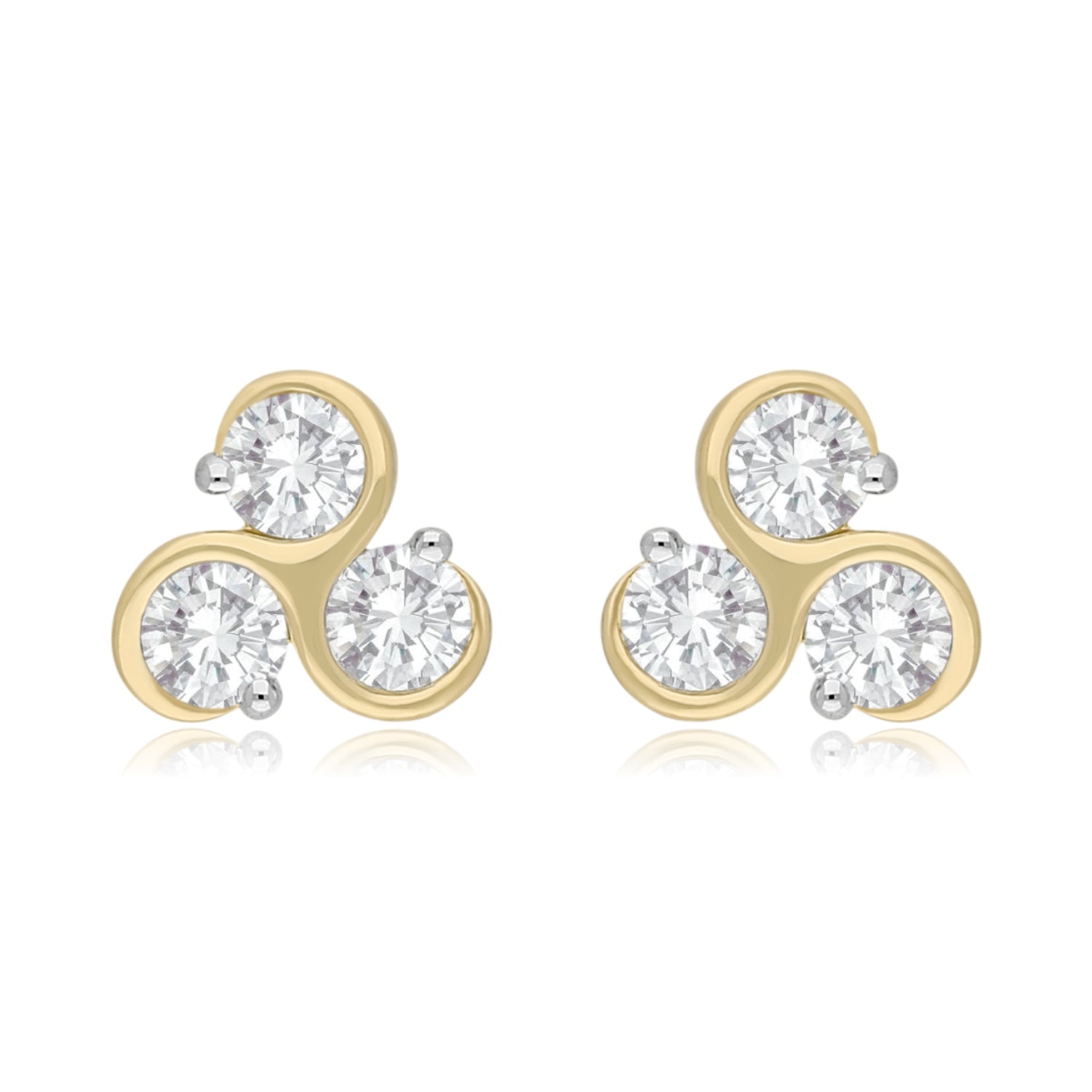Trilon Radiance Lab Grown Diamond Earrings