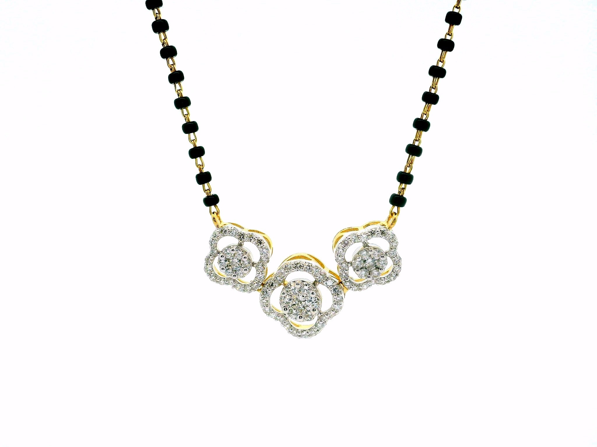 Blooming Elegance Lab Grown Diamond Mangalsutra