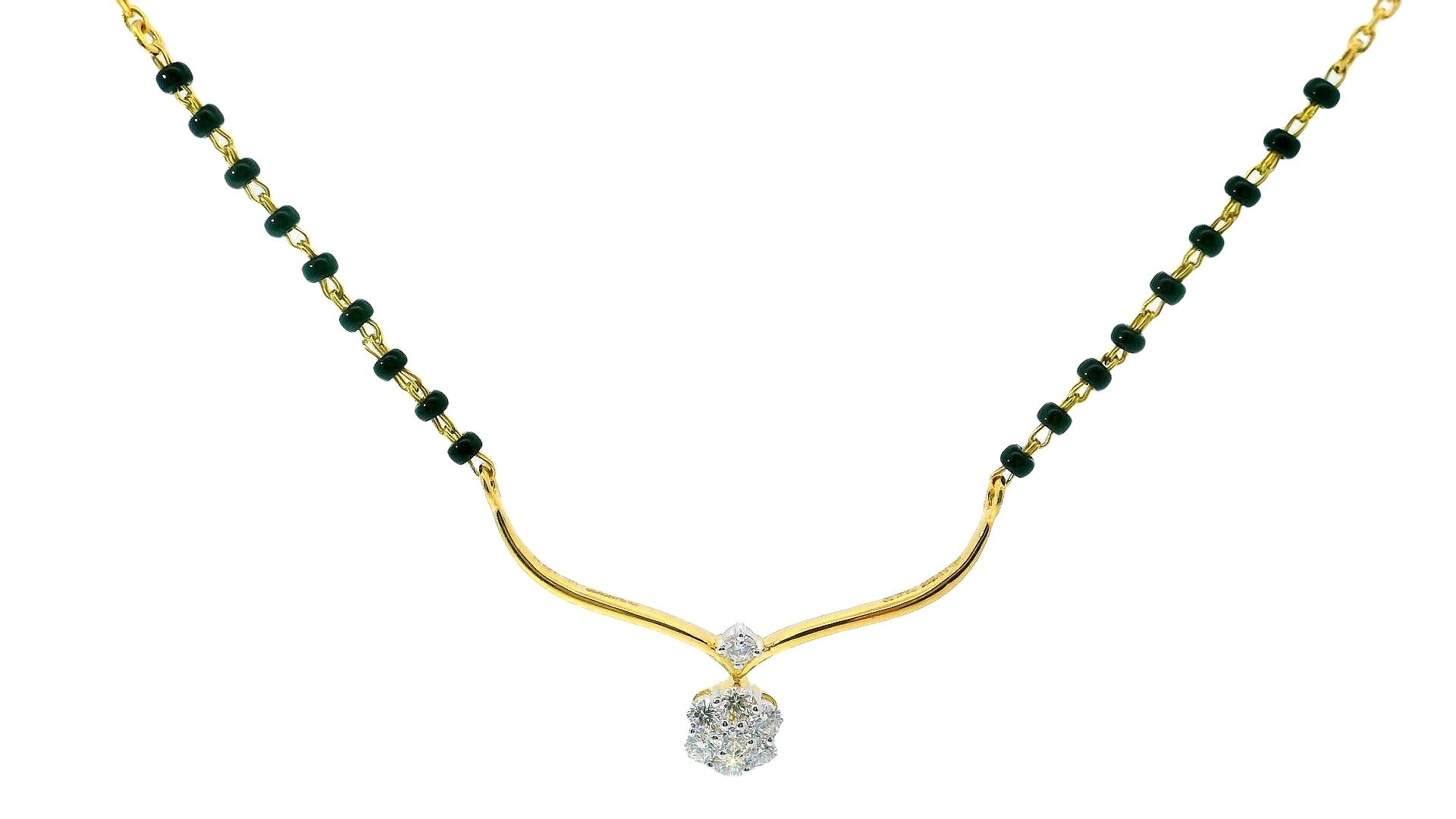 Graceful Bloom Lab Grown Diamond Mangalsutra