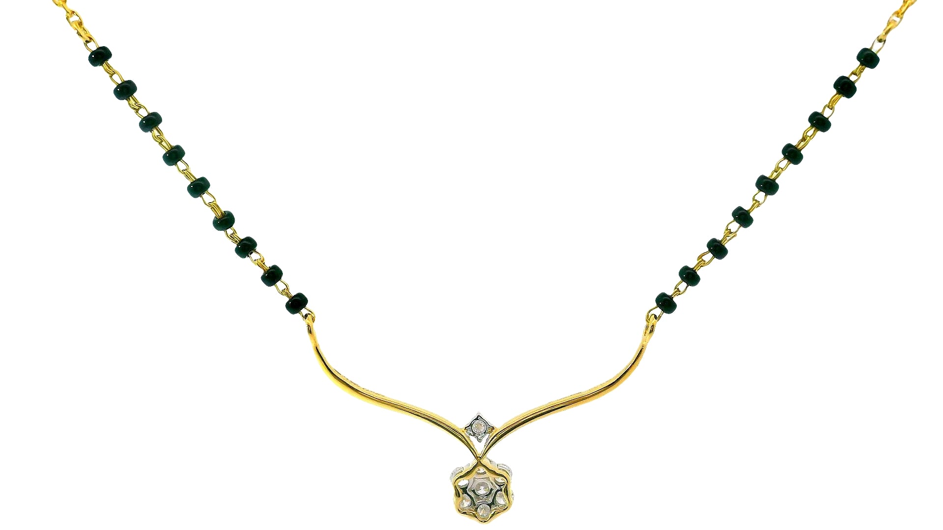 Graceful Bloom Lab Grown Diamond Mangalsutra