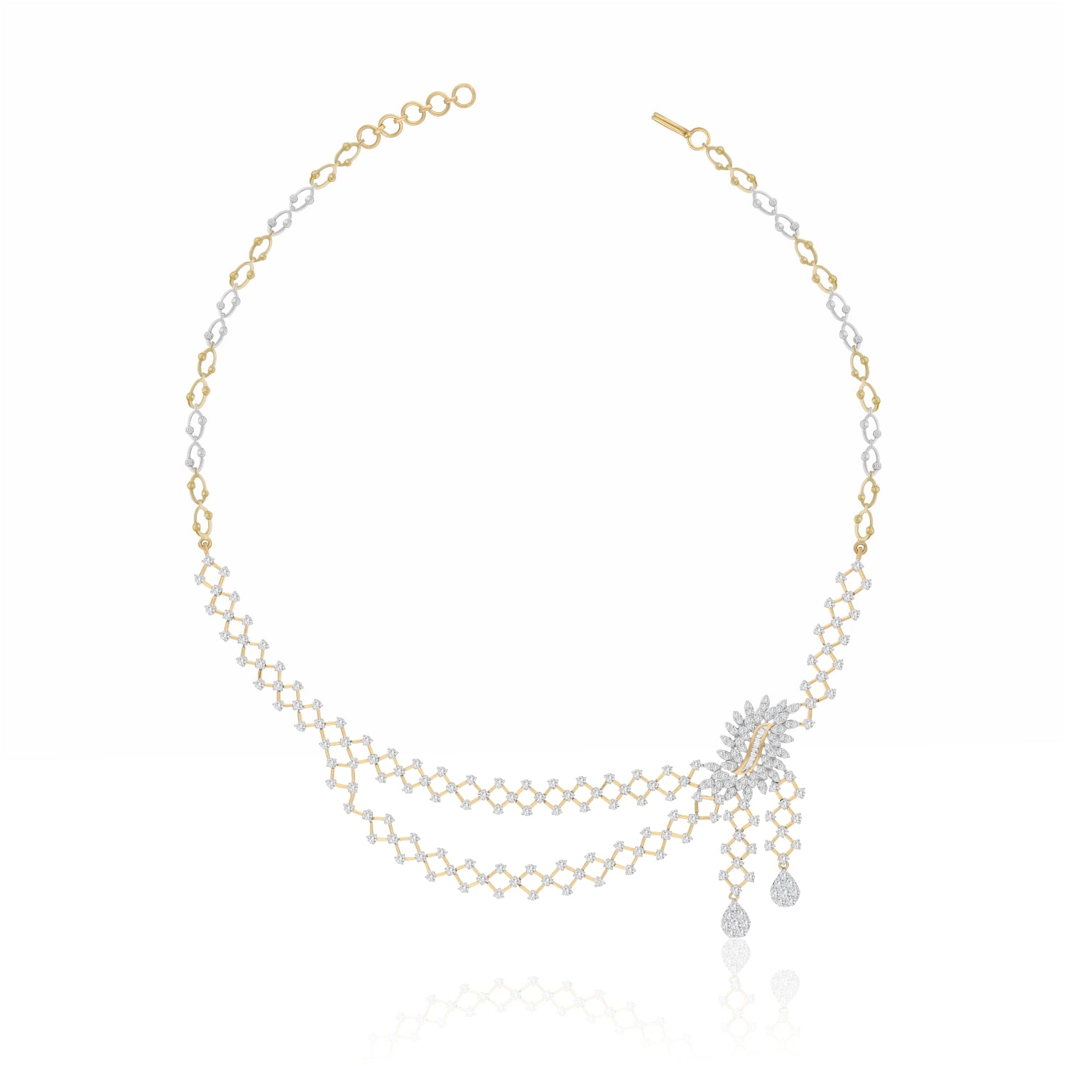 Sunspire Linked Lab Grown Diamond Necklace