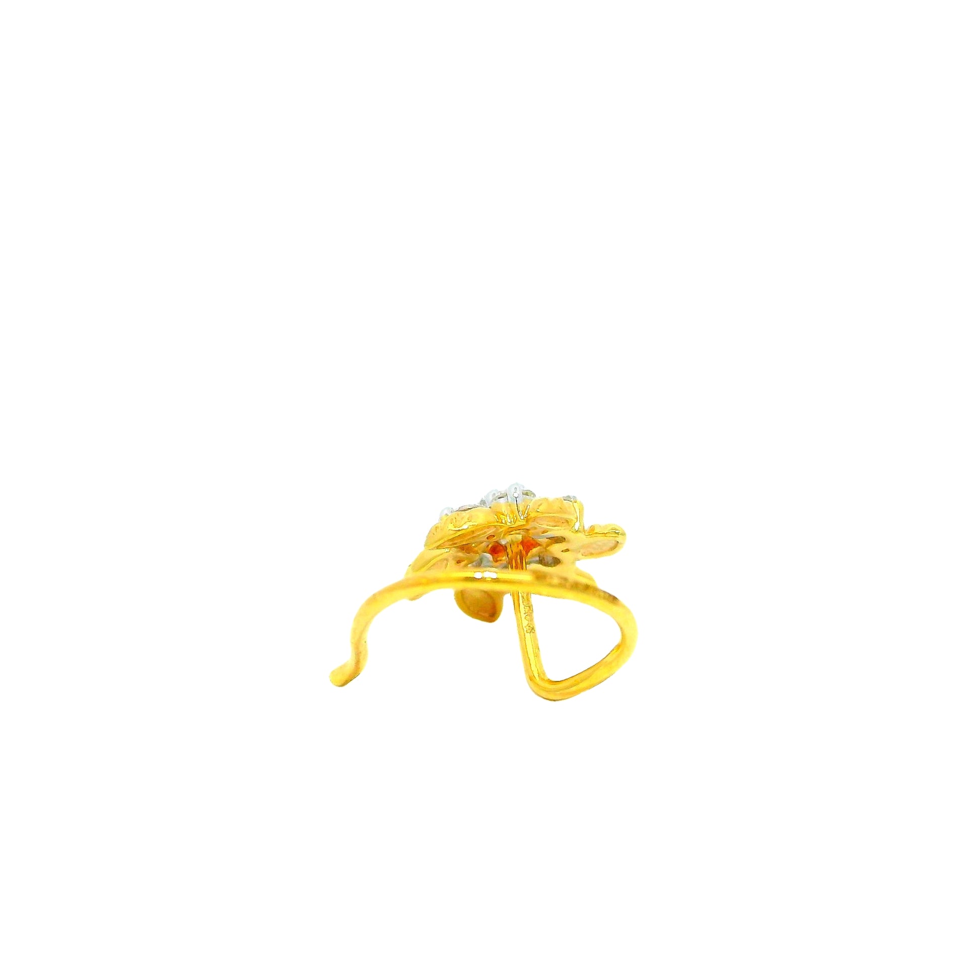 Blooming Elegance Lab Grown Diamond Nosepin