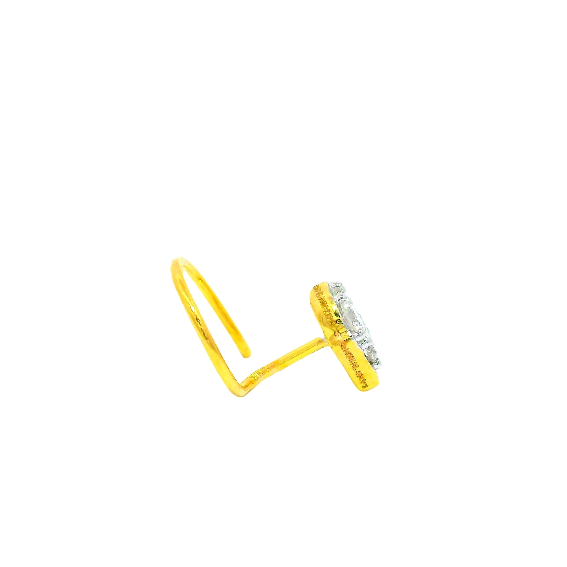 Sparkling Dewdrop Lab Grown Diamond Nosepin