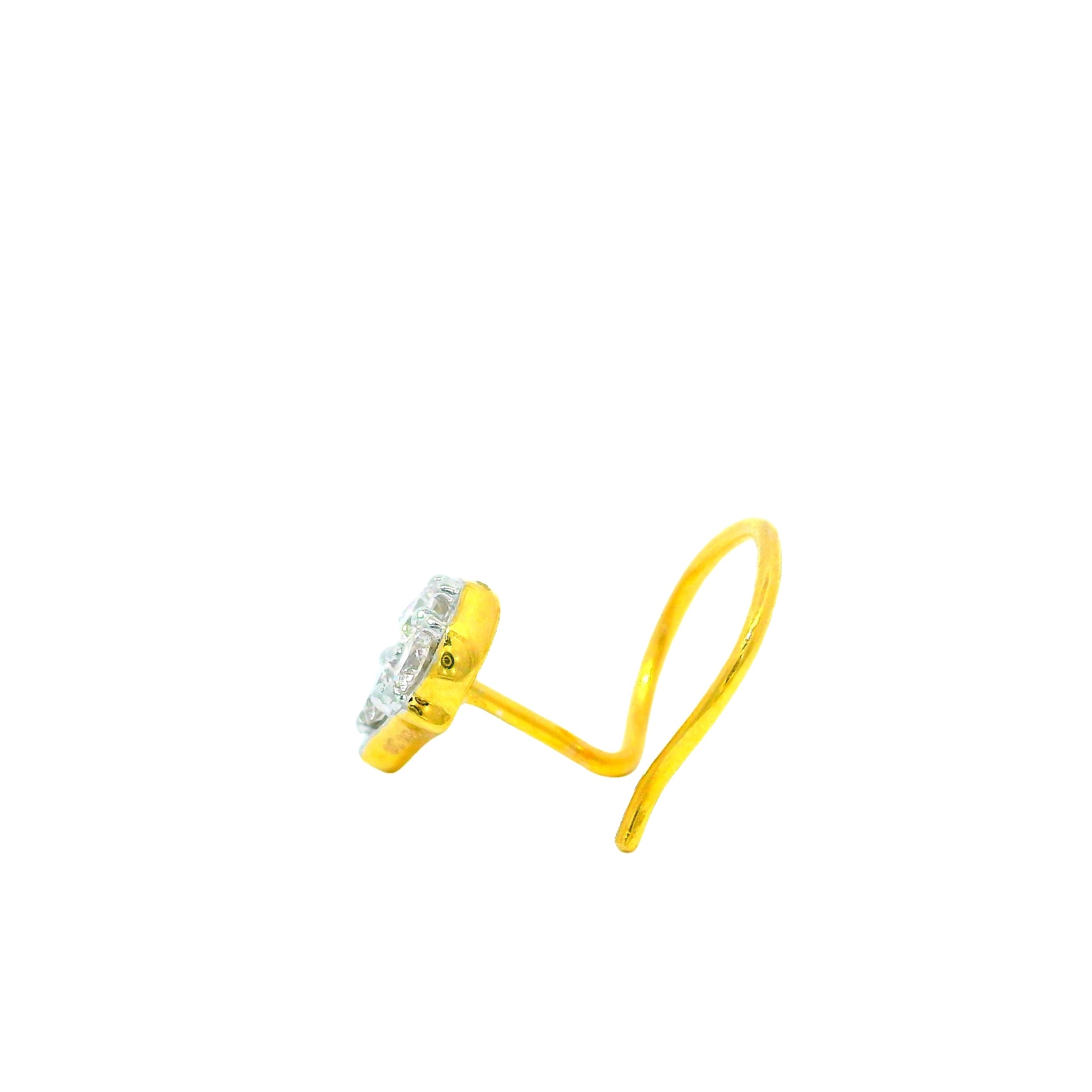 Sparkling Dewdrop Lab Grown Diamond Nosepin