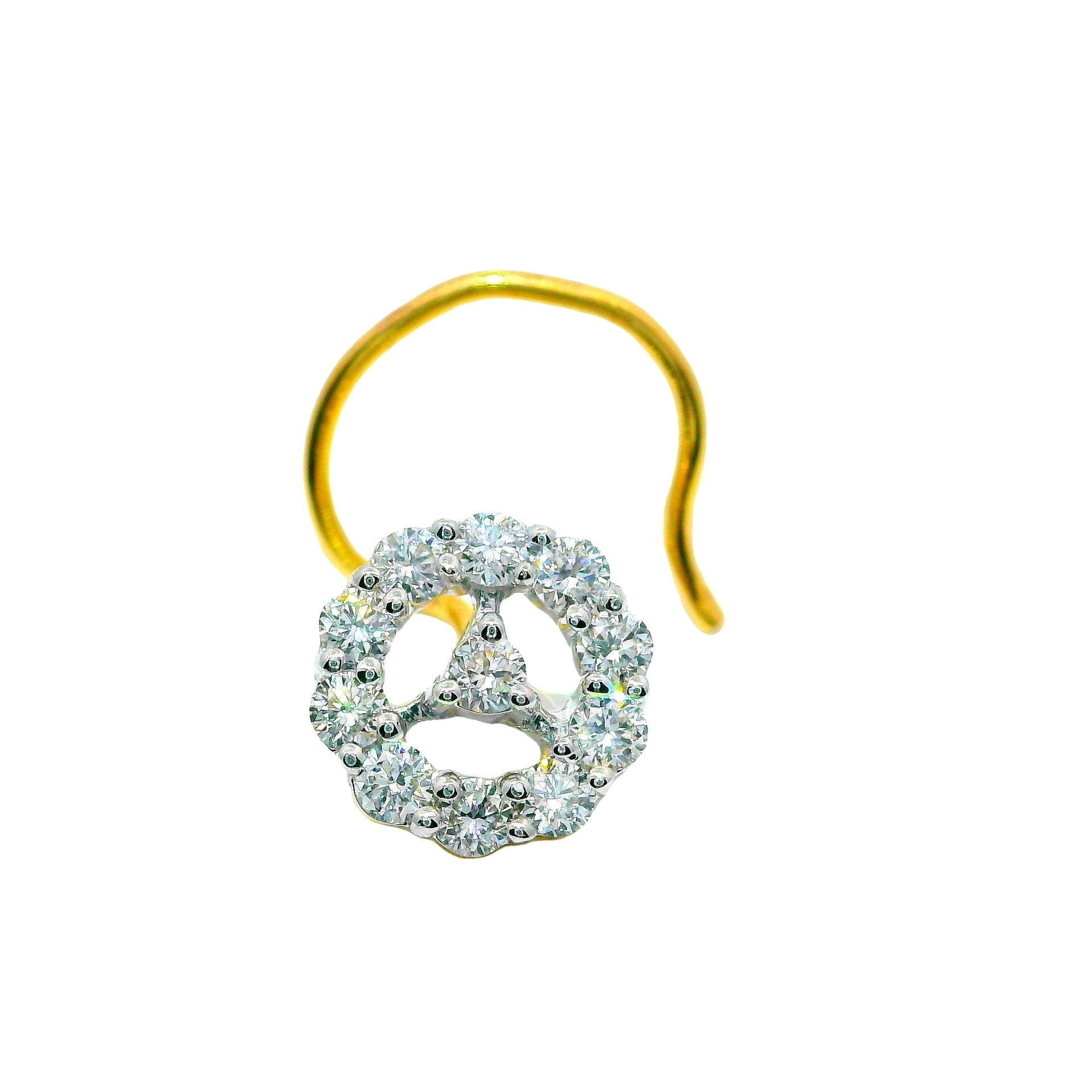 Aura Harmony Lab Grown Diamond Nosepin